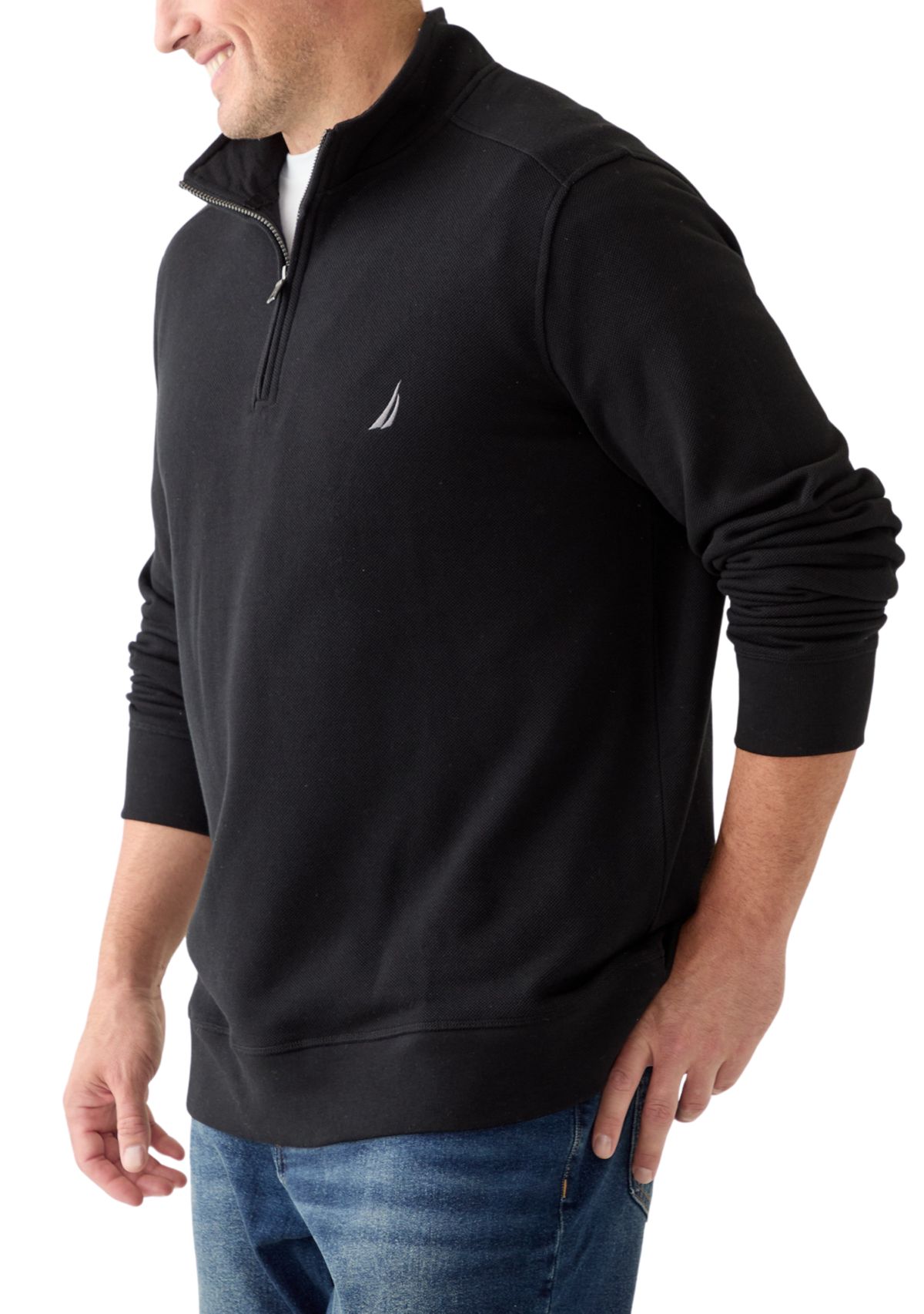 Big & Tall Quarter-Zip Fleece Sweatshirt