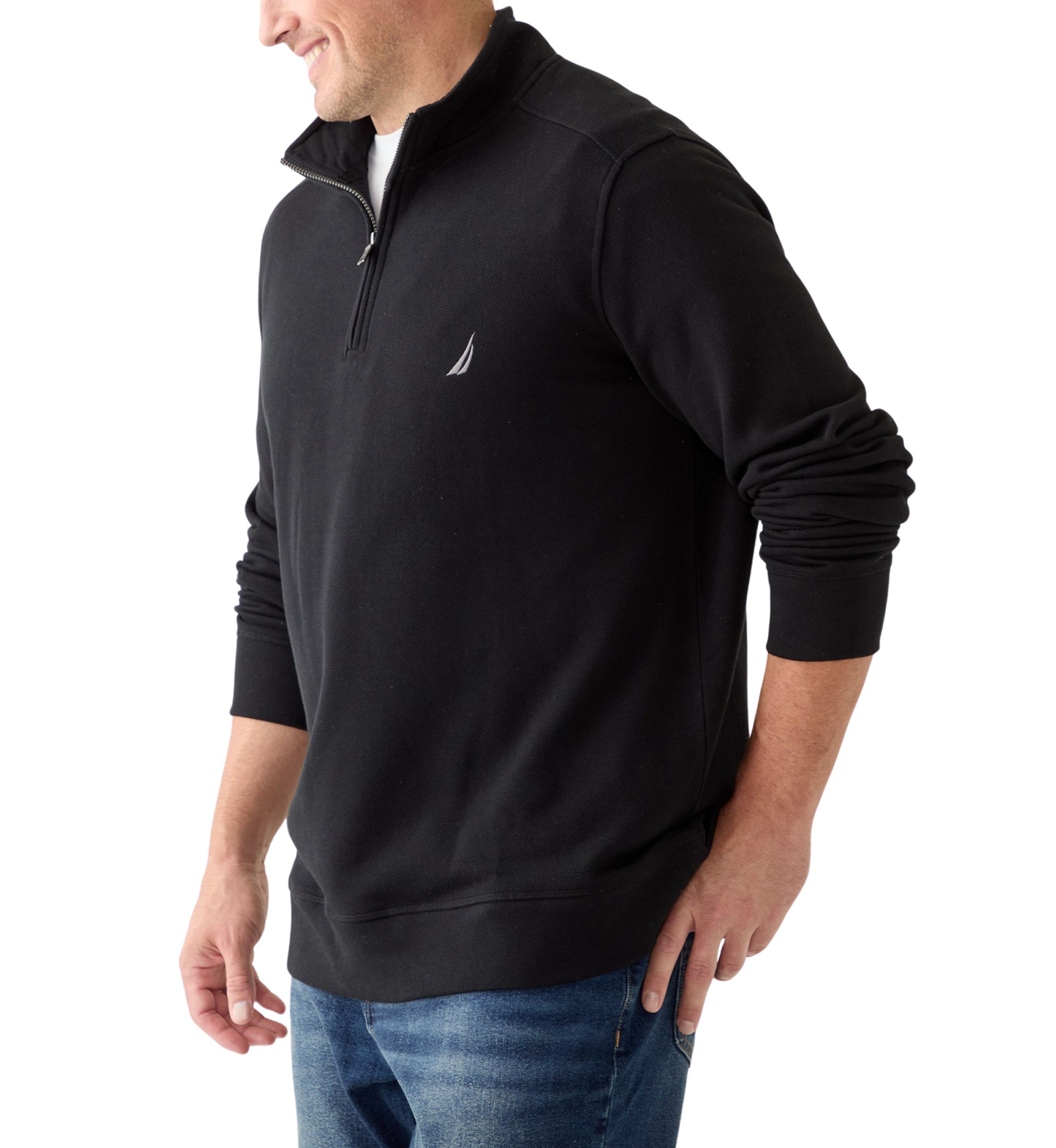 Big & Tall Quarter-Zip Fleece Sweatshirt