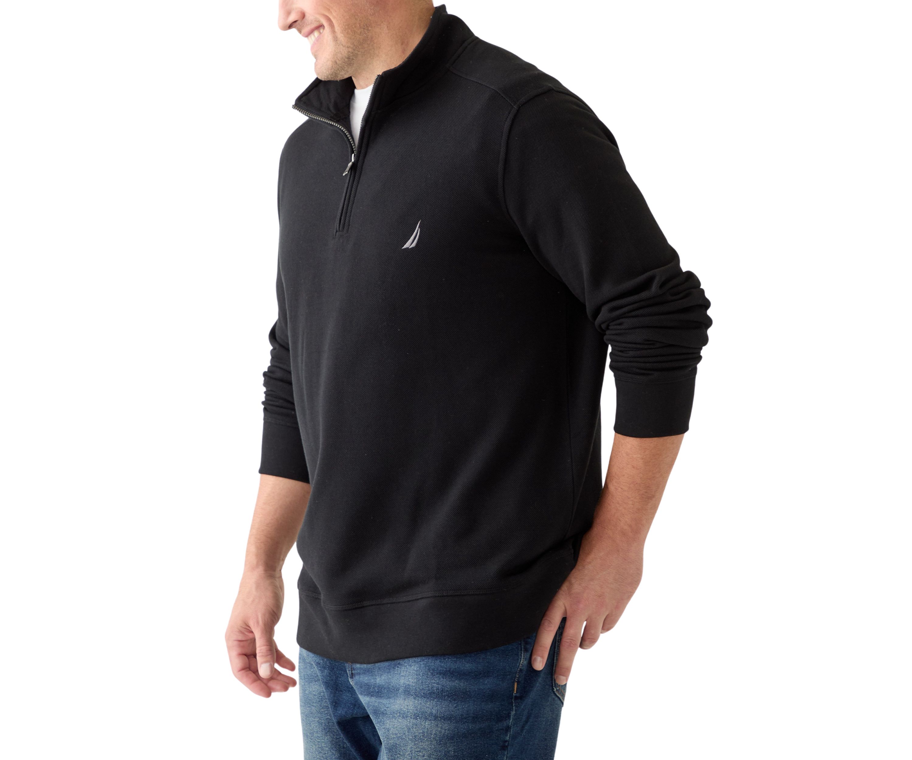 Big & Tall Quarter-Zip Fleece Sweatshirt