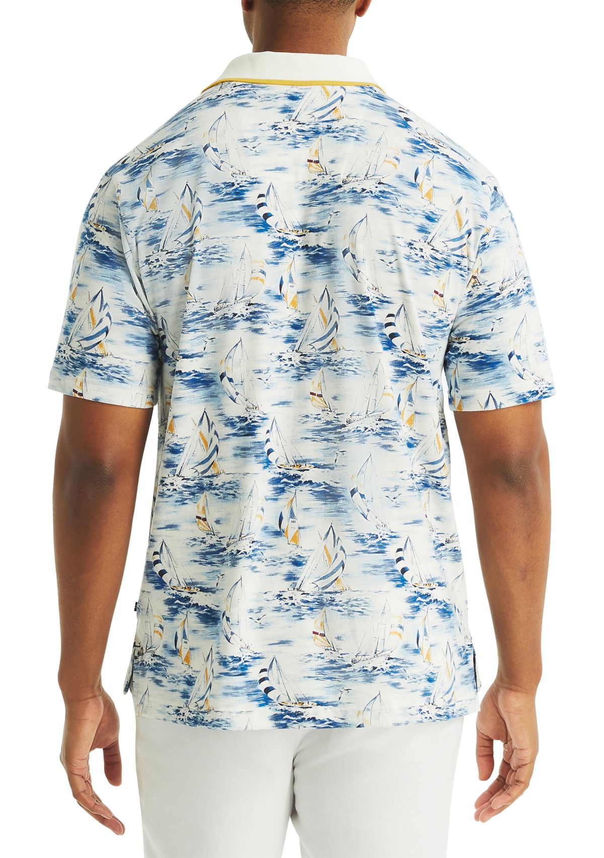 Big & Tall Classic Fit Printed Polo Shirt 