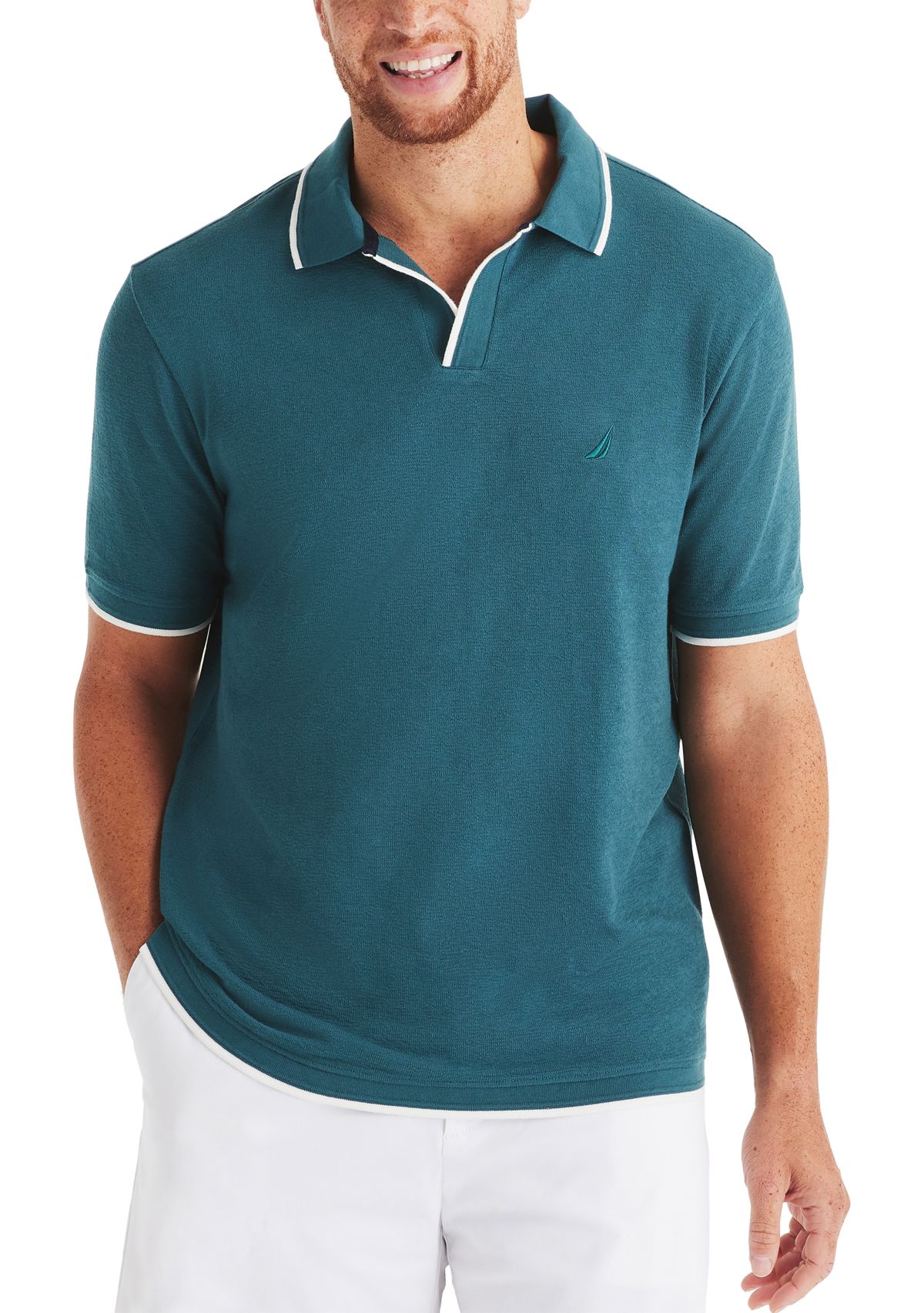 Big & Tall Classic Fit Printed Polo Shirt 