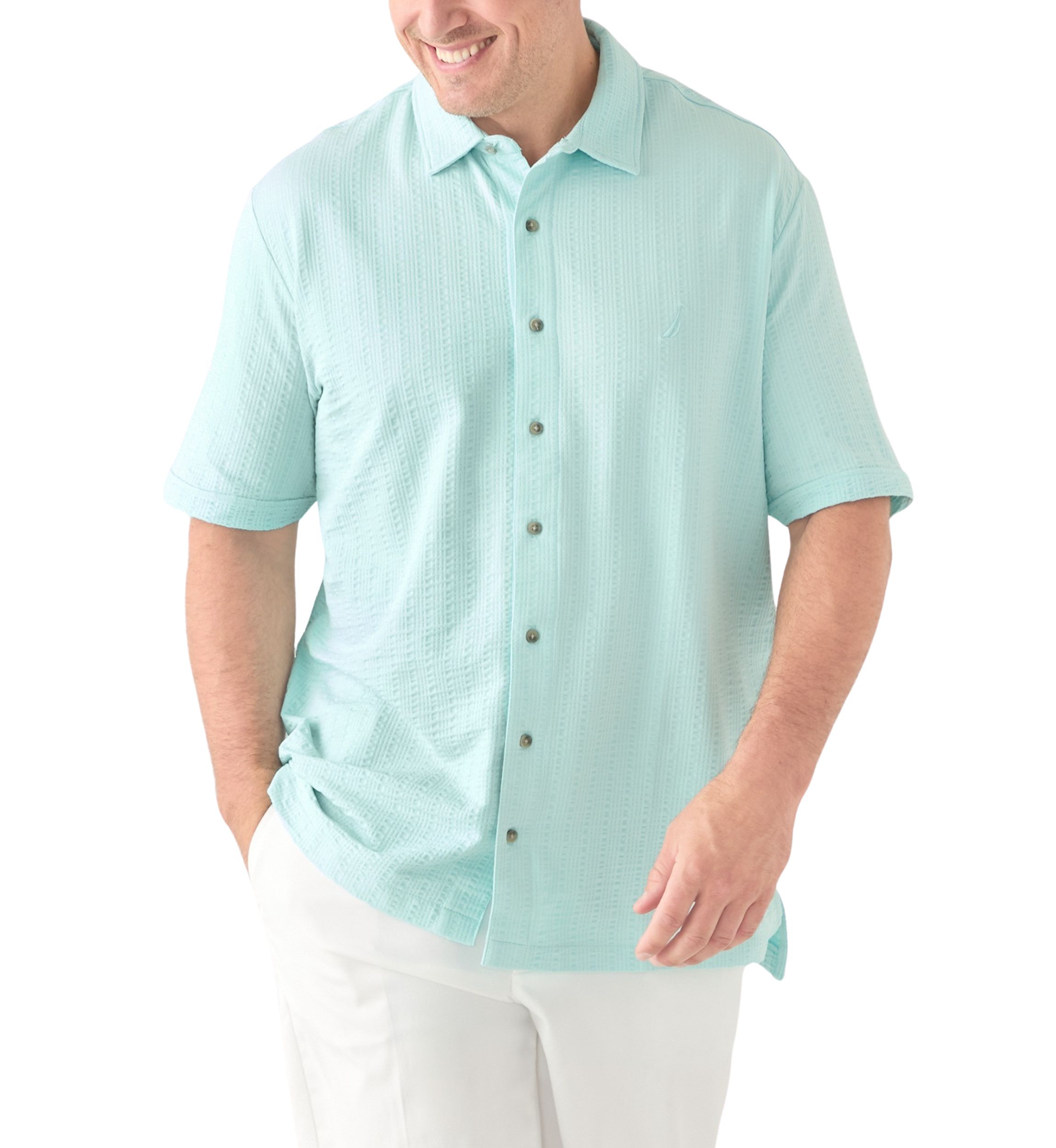Big & Tall Classic Fit Seersucker Shirt