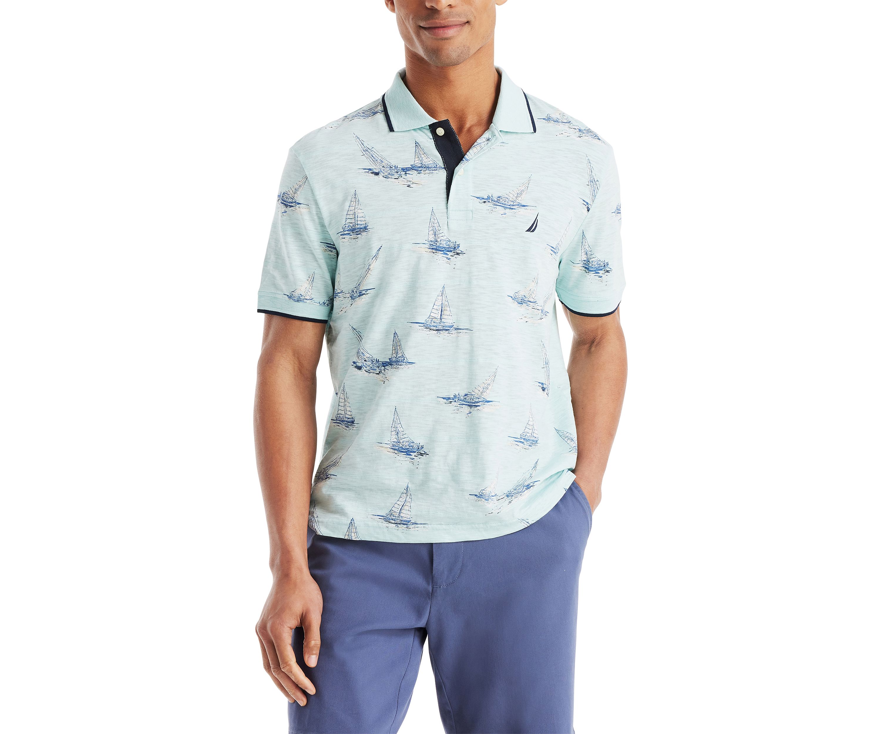 Big & Tall Classic Fit Printed Polo Shirt