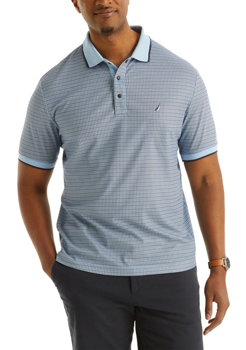 Big & Tall Classic Fit Printed Golf Polo Shirt