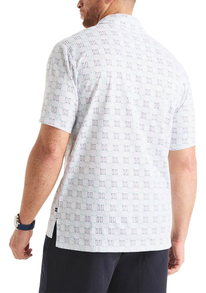 Big & Tall Classic Fit Printed Golf Polo Shirt