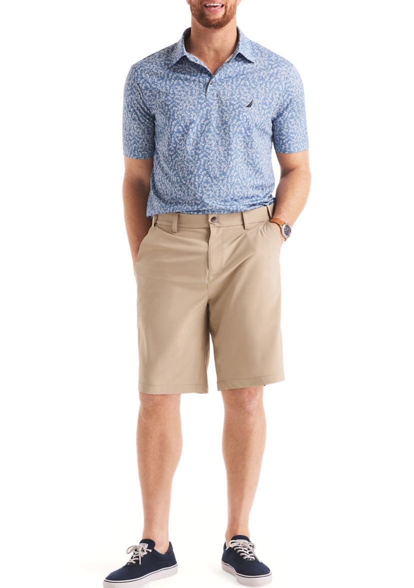 Big & Tall Printed Classic Fit Golf Polo Shirt
