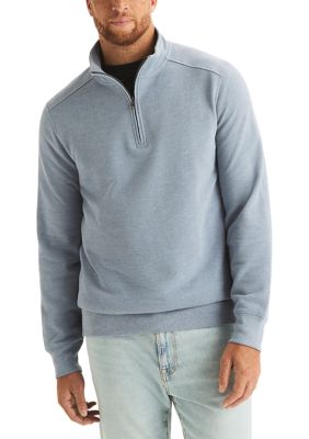 Nautica Men's Big & Tall Pique Fleece 1/4 Zip Sweatshirt, 3XL Big