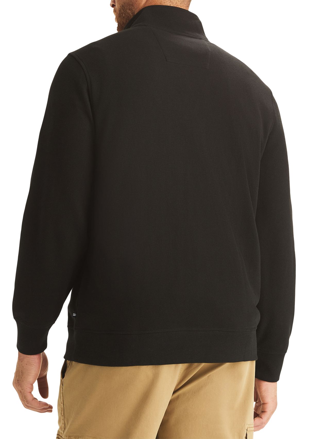 Big & Tall Pique Fleece 1/4 Zip Sweatshirt