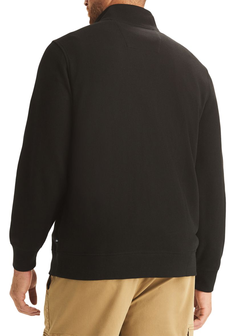 Big & Tall Pique Fleece 1/4 Zip Sweatshirt