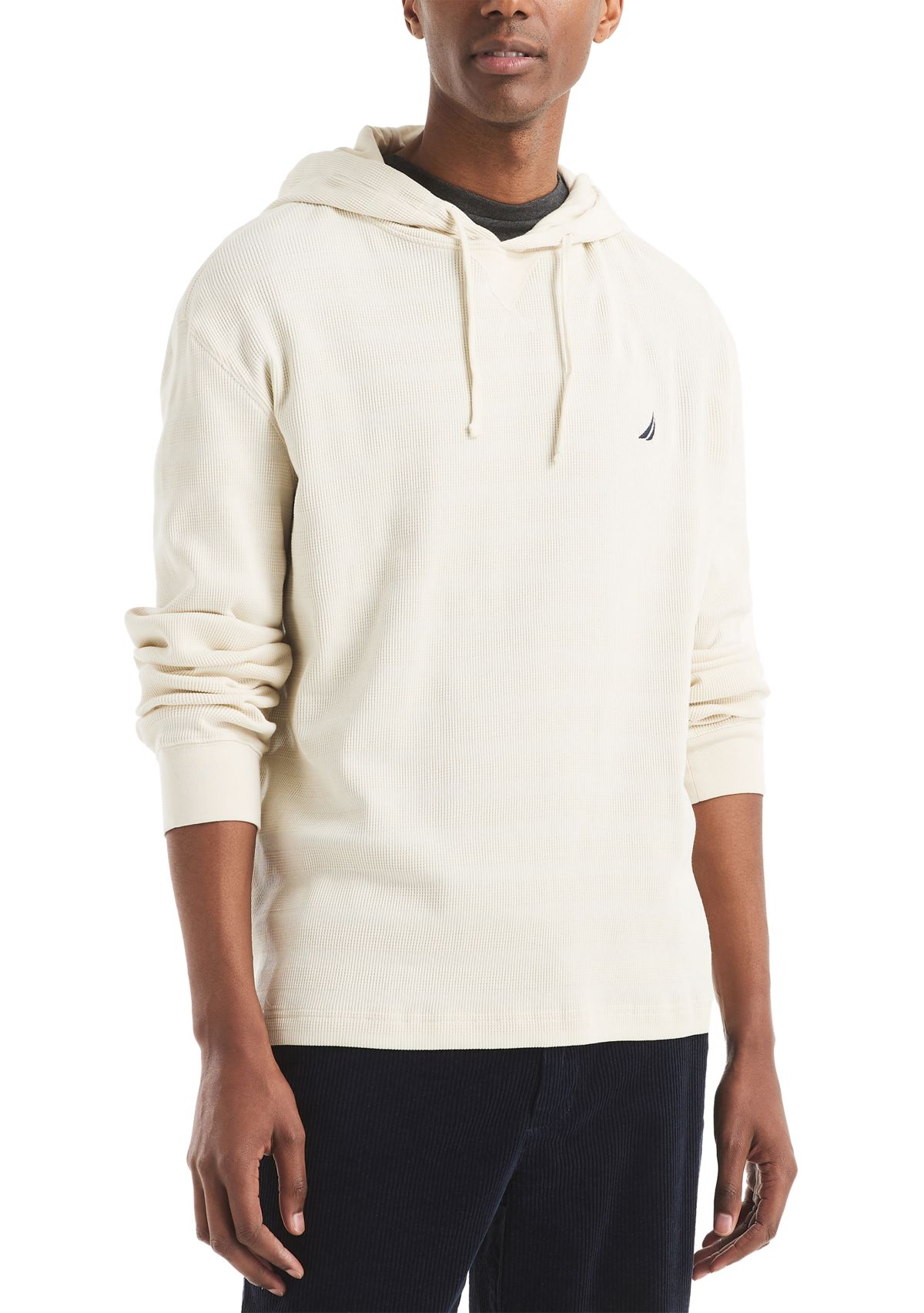 Big & Tall Long Sleeve Waffle Hoodie 