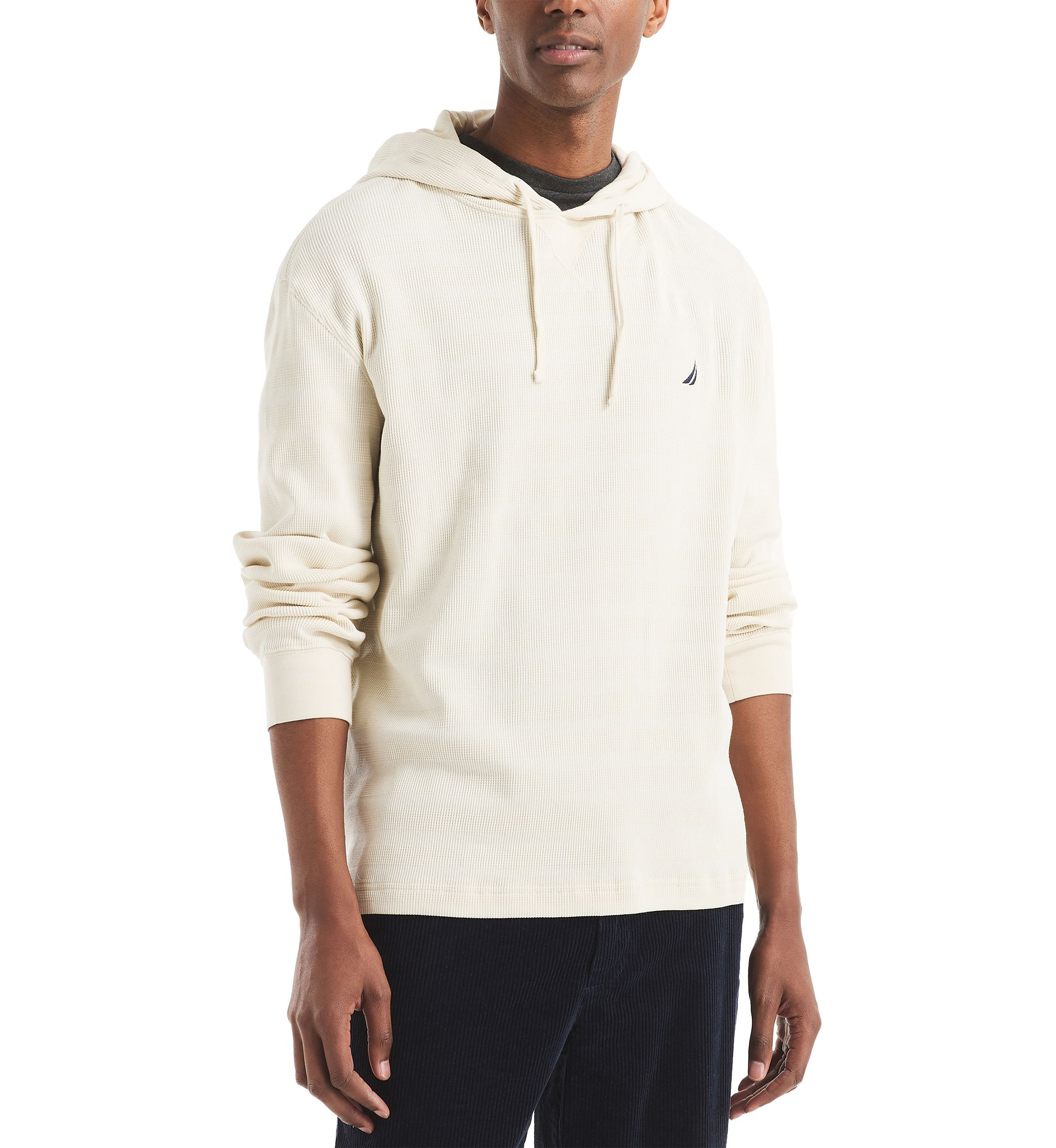 Big & Tall Long Sleeve Waffle Hoodie 