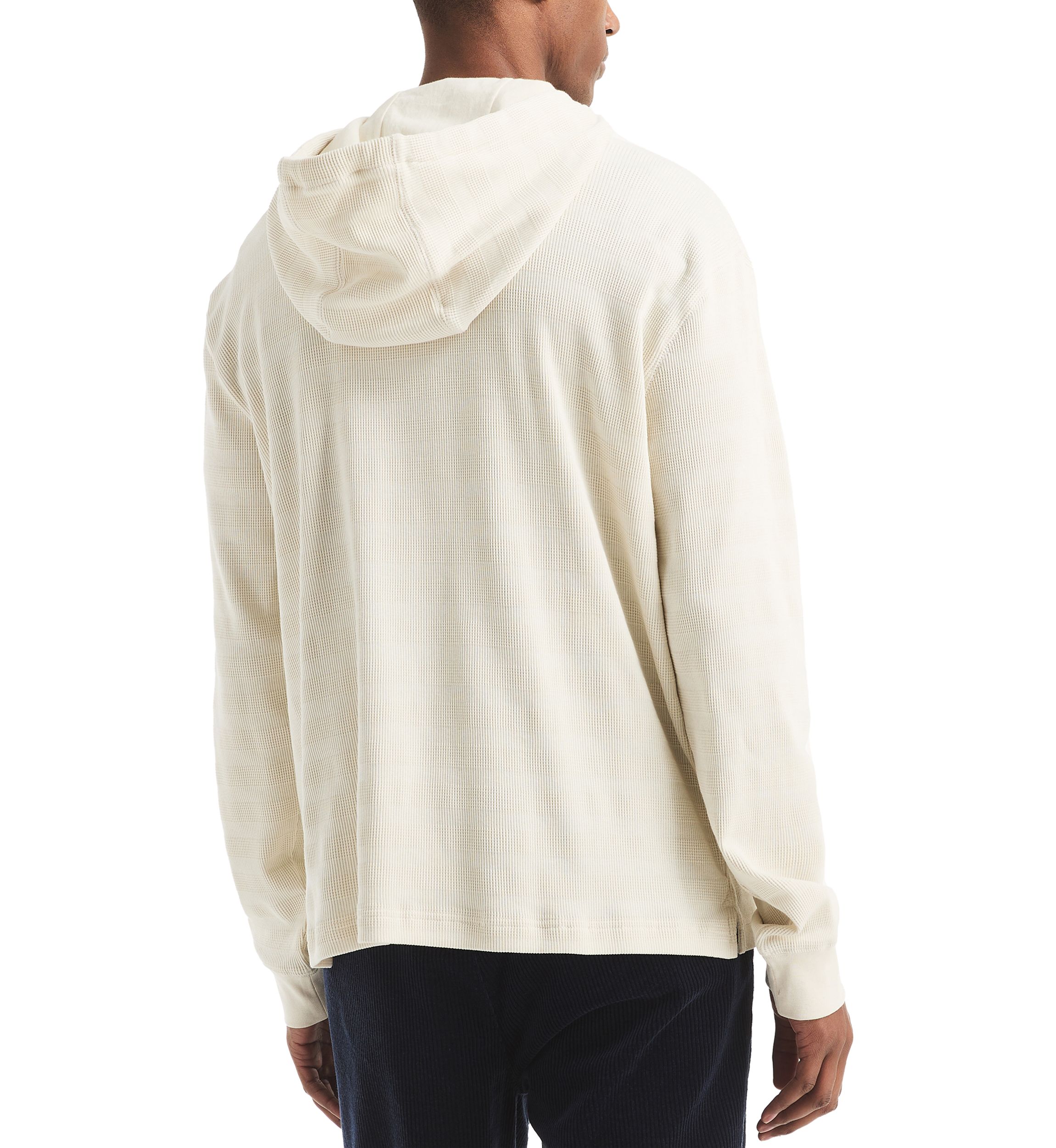 Big & Tall Long Sleeve Waffle Hoodie 