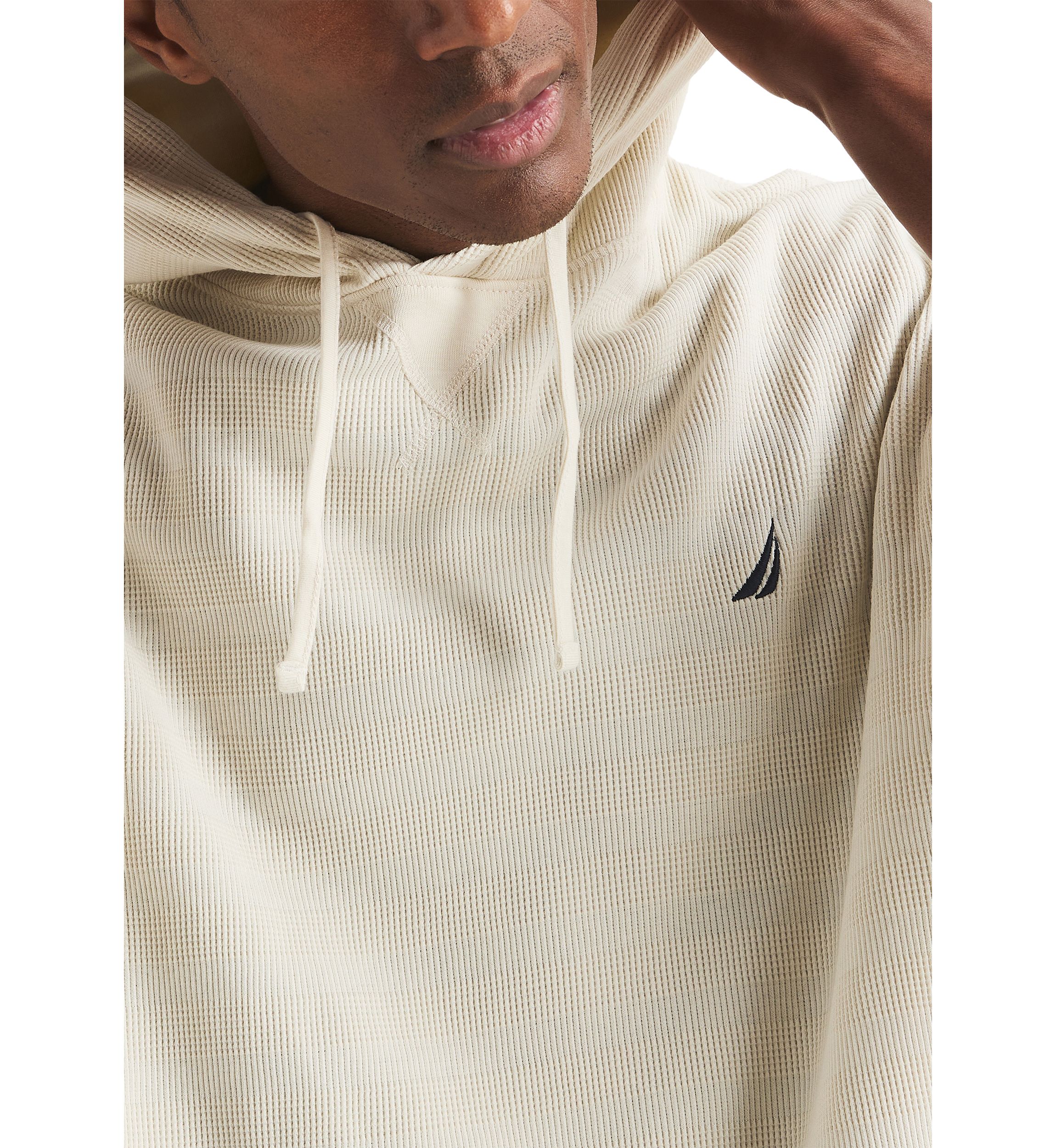 Big & Tall Long Sleeve Waffle Hoodie 