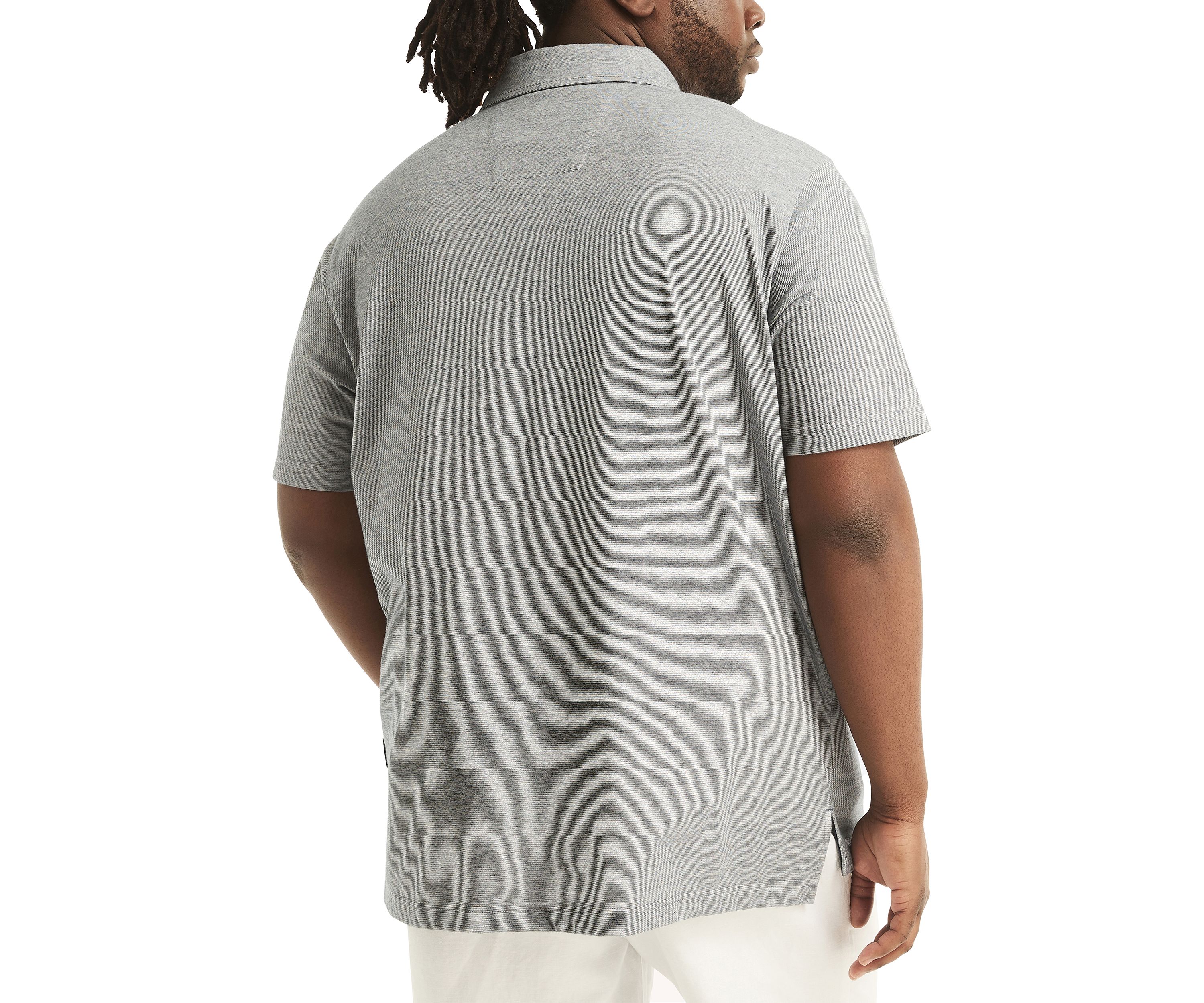 Big & Tall Navtech Sustainably Crafted Striped Classic Fit Deck Polo Shirt
