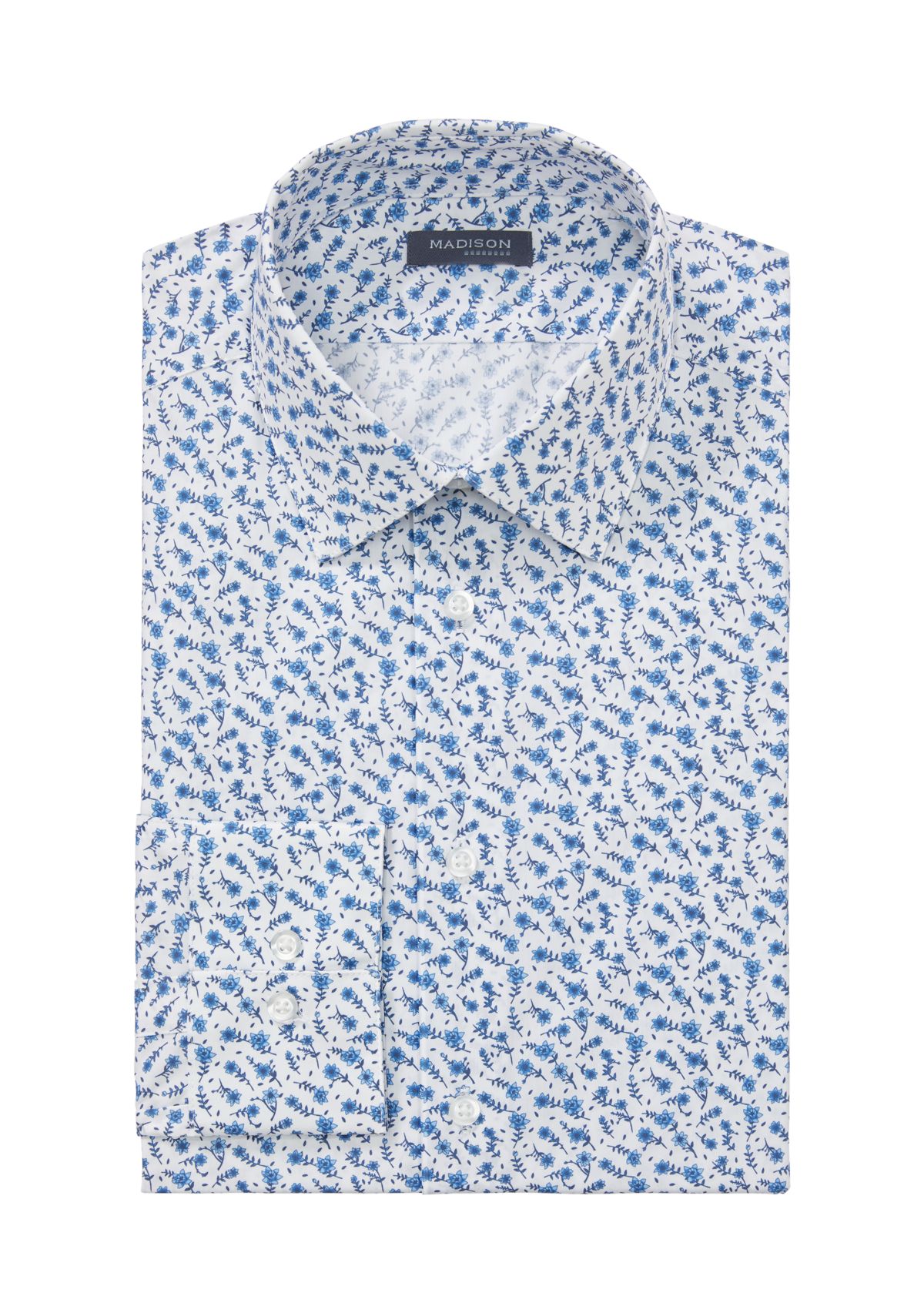 Mens Slim Fit Dynamic Cooling Stretch Dress Shirt