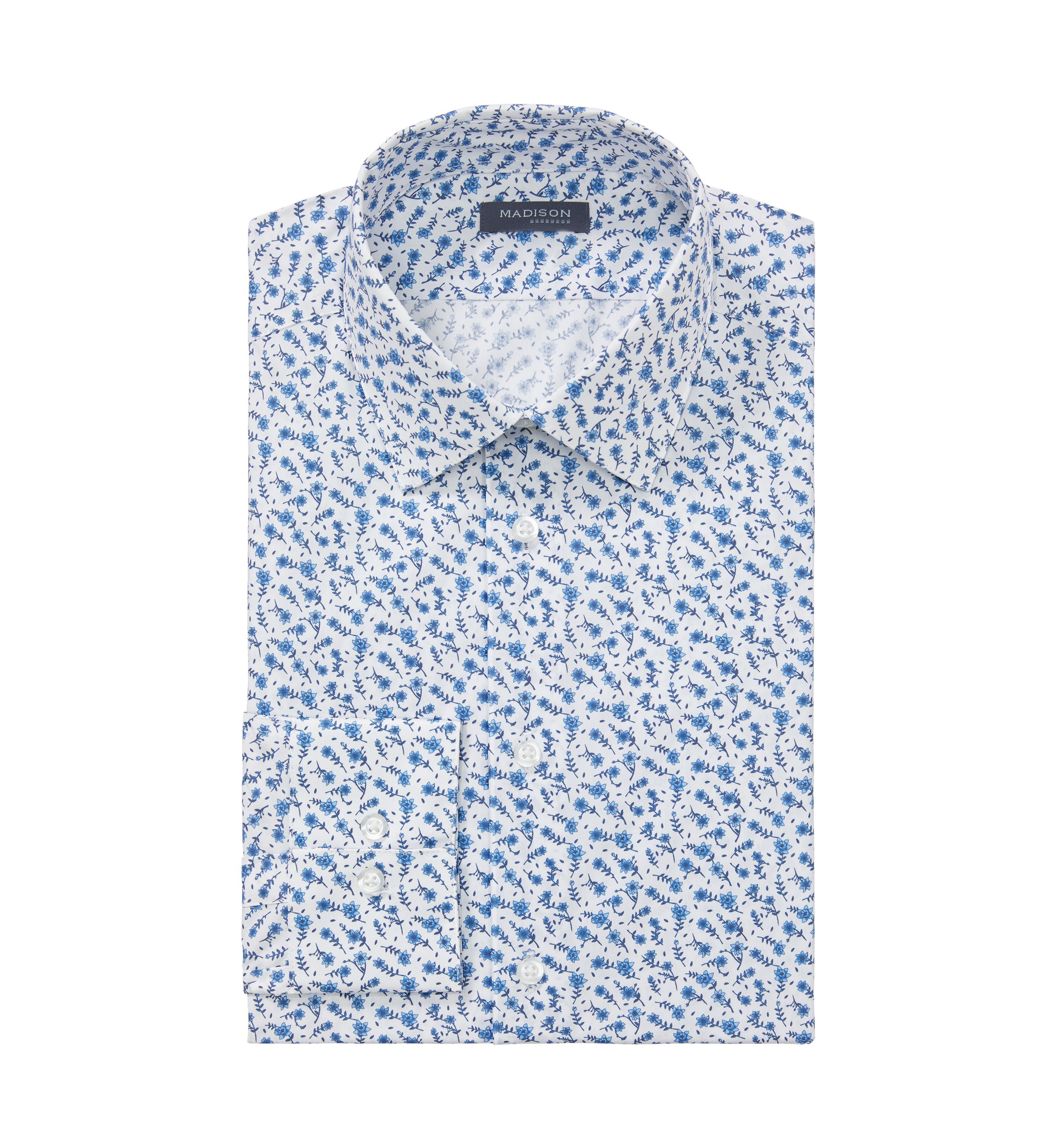 Mens Slim Fit Dynamic Cooling Stretch Dress Shirt