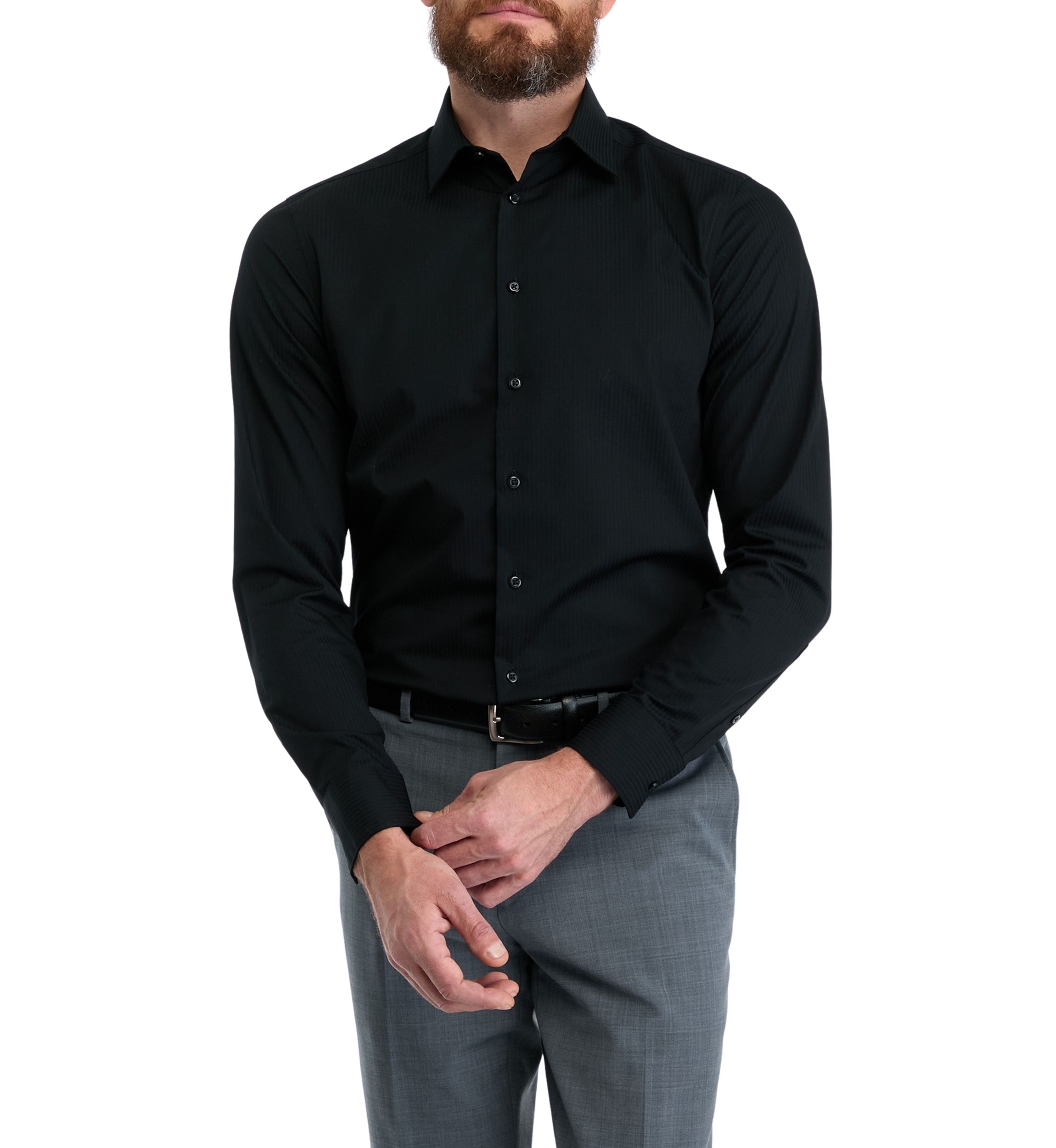 Mens Slim Fit Dynamic Cooling Dress Shirt