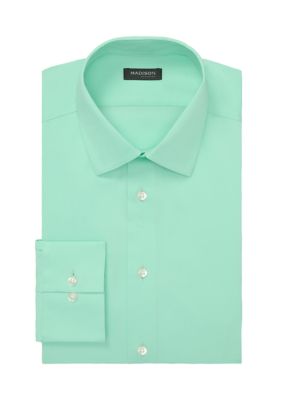 green emerald velvet dress Verno Black Slim Fit Cotton Easy Care Dress Shirt SS213 M (15) Sleeve: 34/35