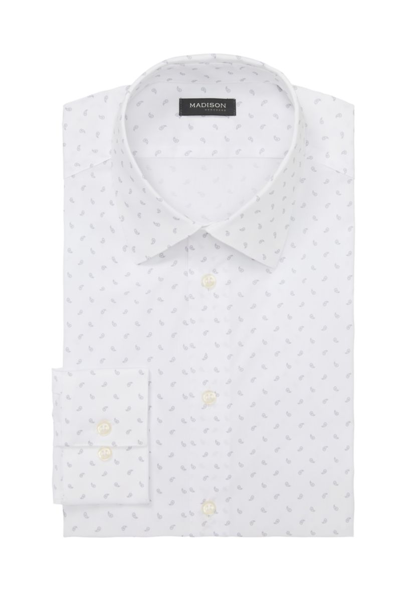 Mens Liquid Soft Stretch, Slim Fit Dress Shirt 