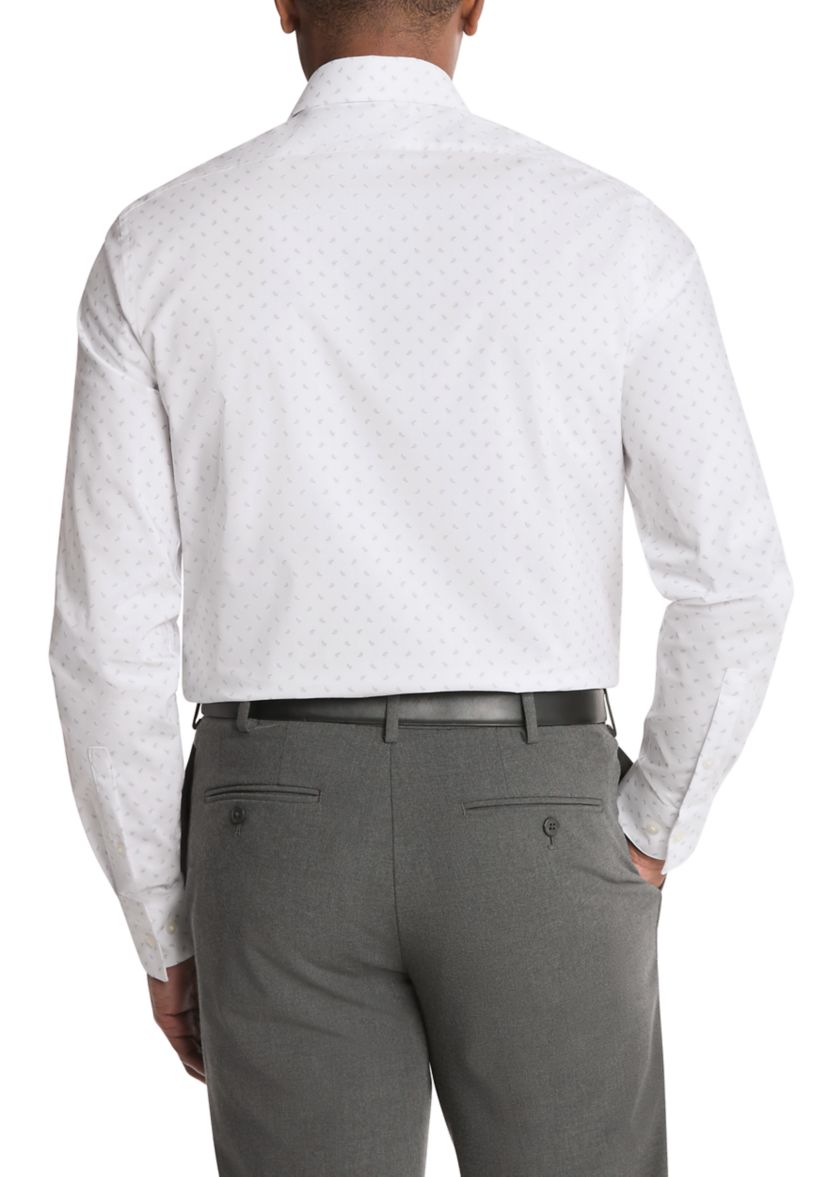 Mens Liquid Soft Stretch, Slim Fit Dress Shirt 