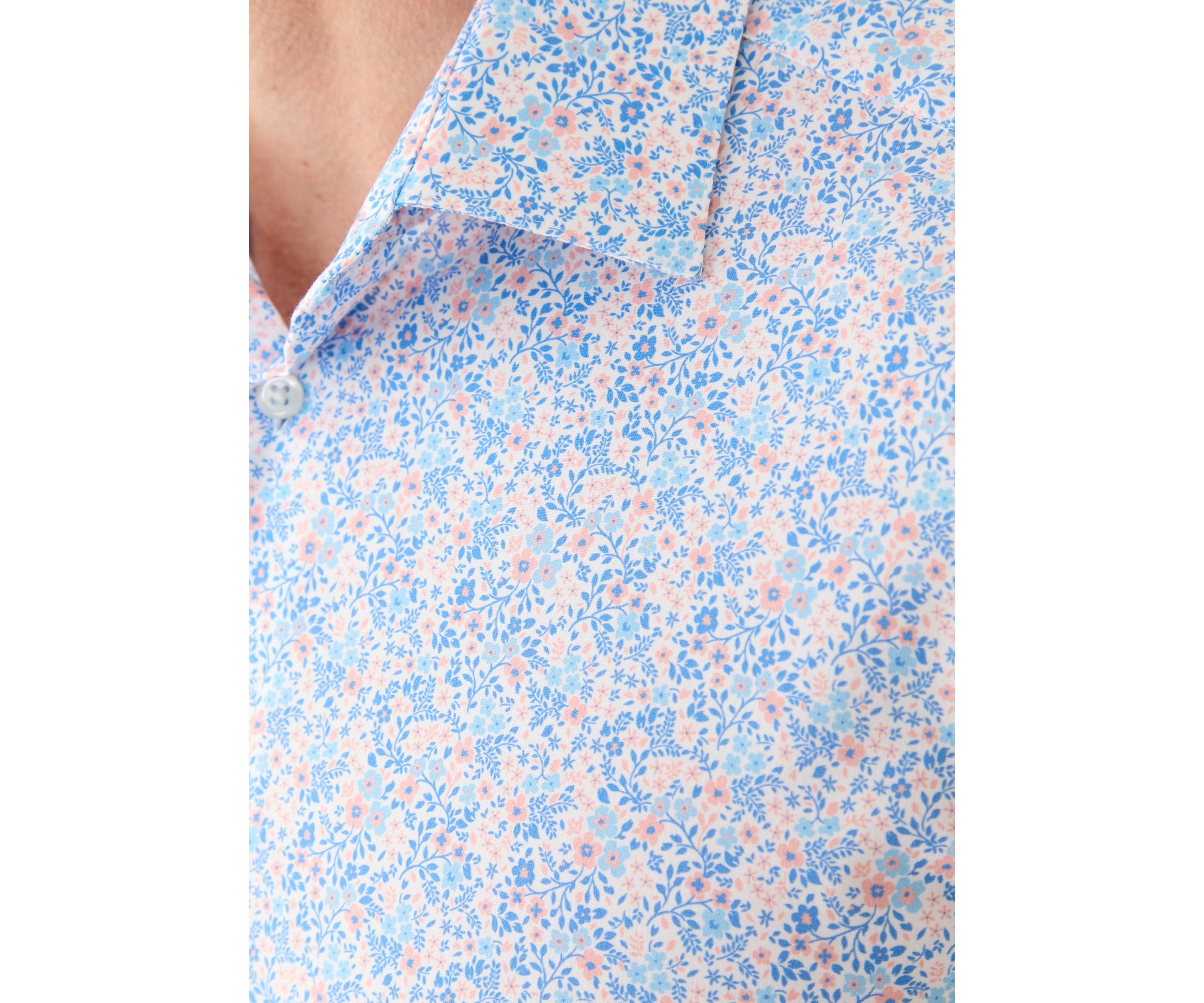 Mens Liquid Soft Stretch Slim Fit Dress Shirt
