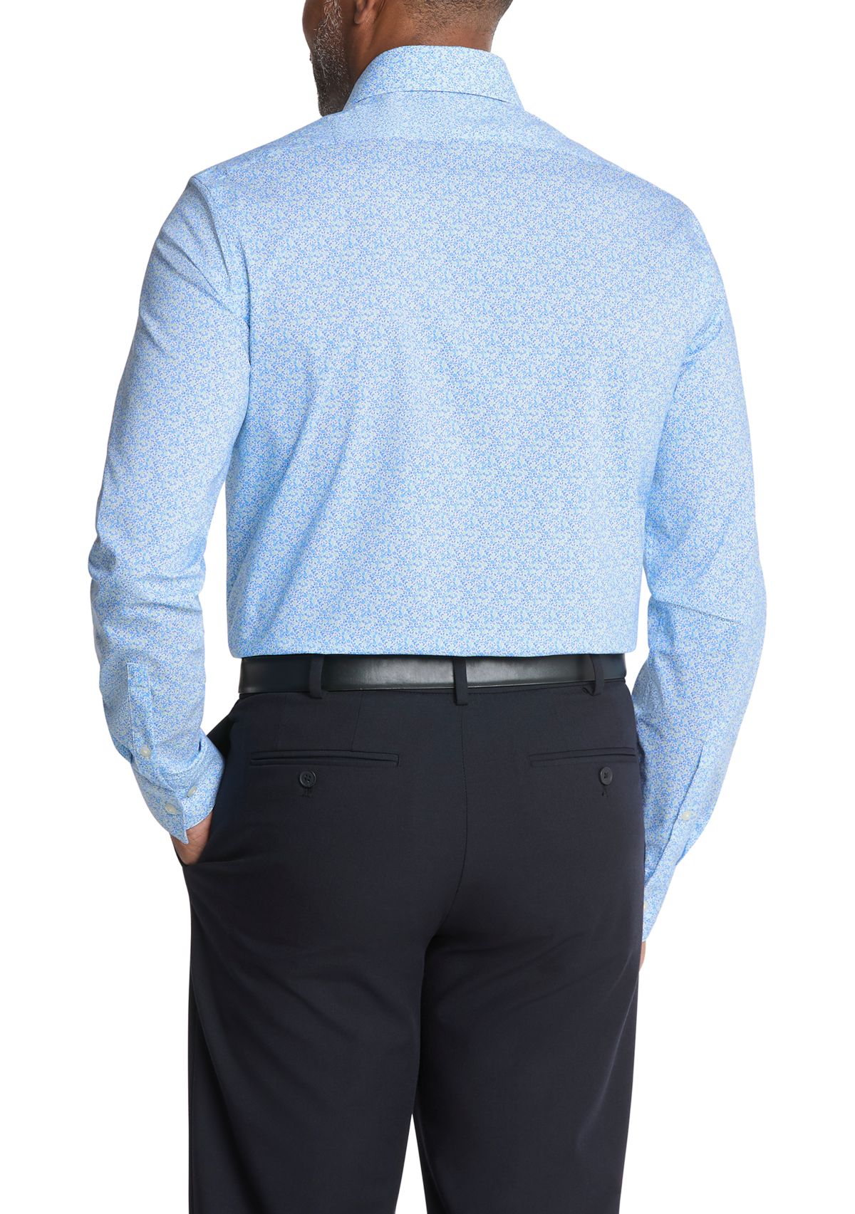 Mens Liquid Soft Stretch, Slim Fit Dress Shirt 