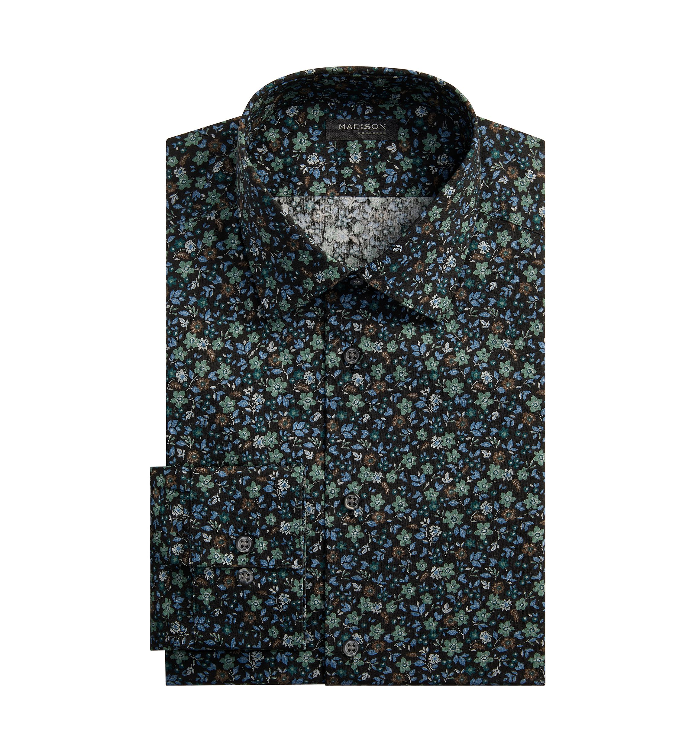 mens green patterned dress shirt Men's Shirts & Button-Ups StyleNumber:SG-S
