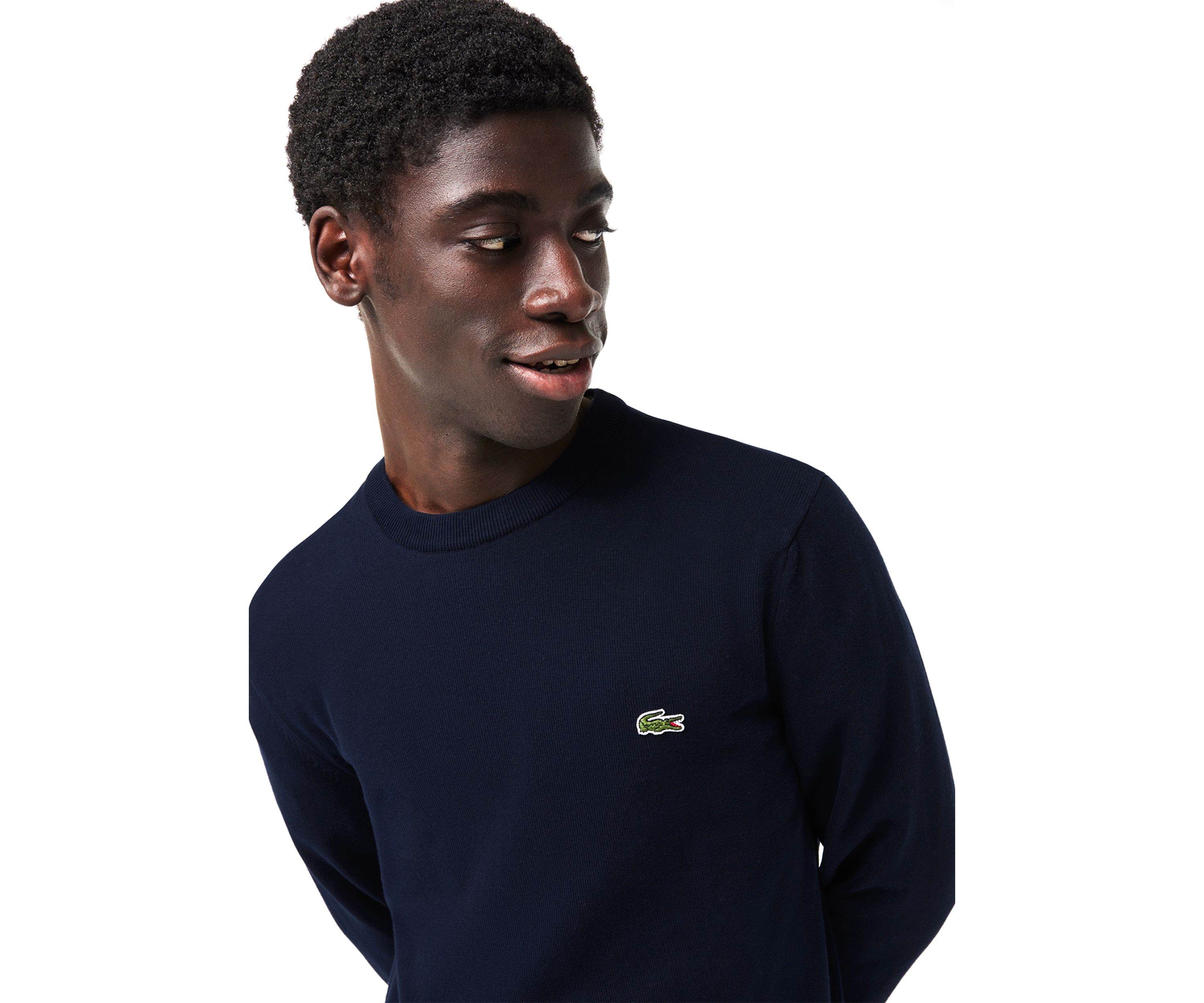 Solid Crew Neck Sweater