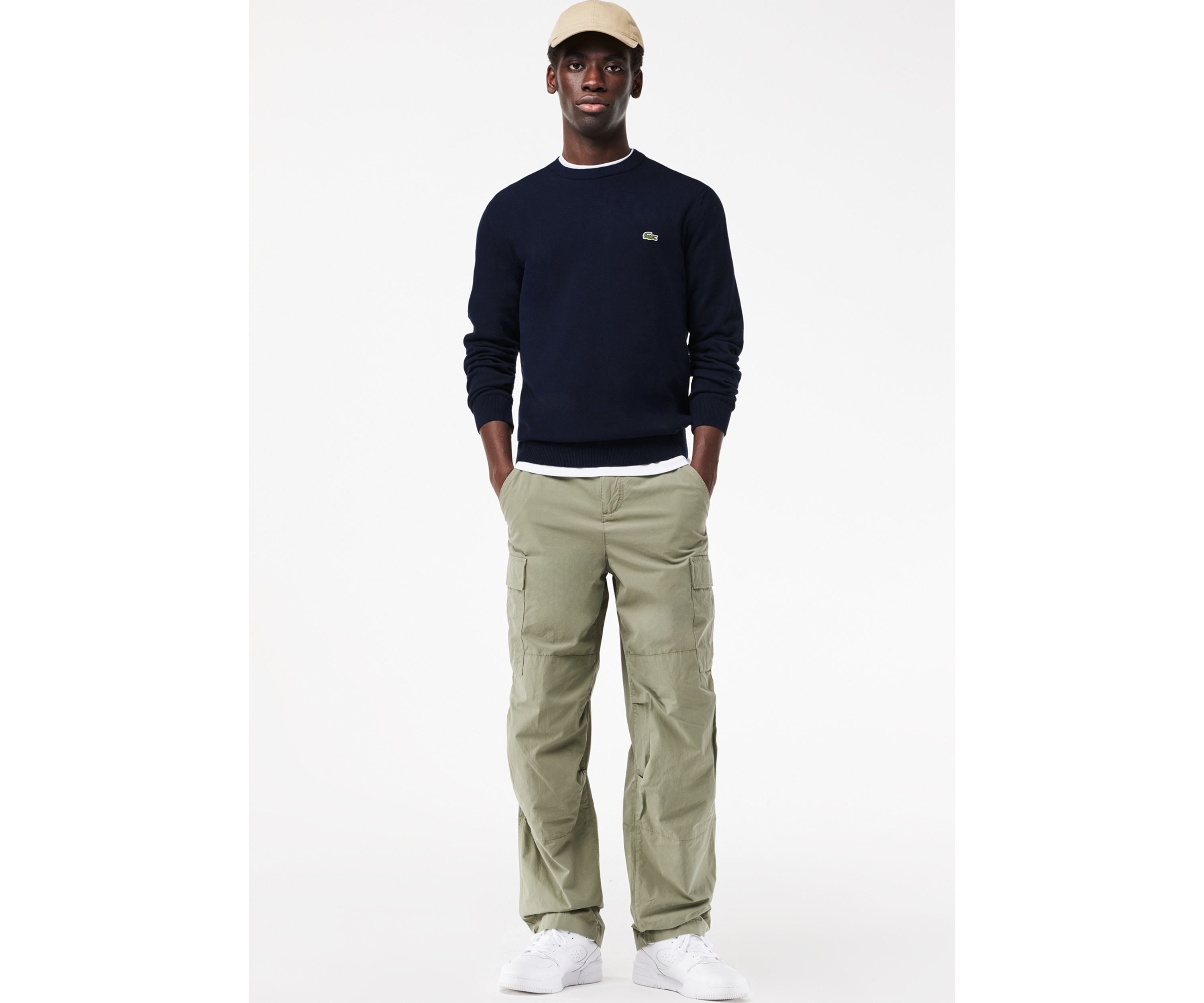 Solid Crew Neck Sweater