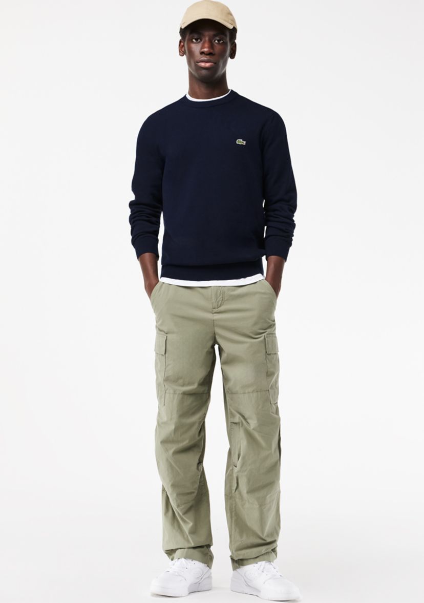 Solid Crew Neck Sweater