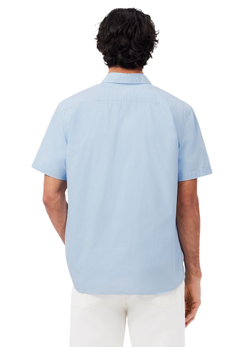 Mens Short Sleeved Regular Fit Gingham Shirt