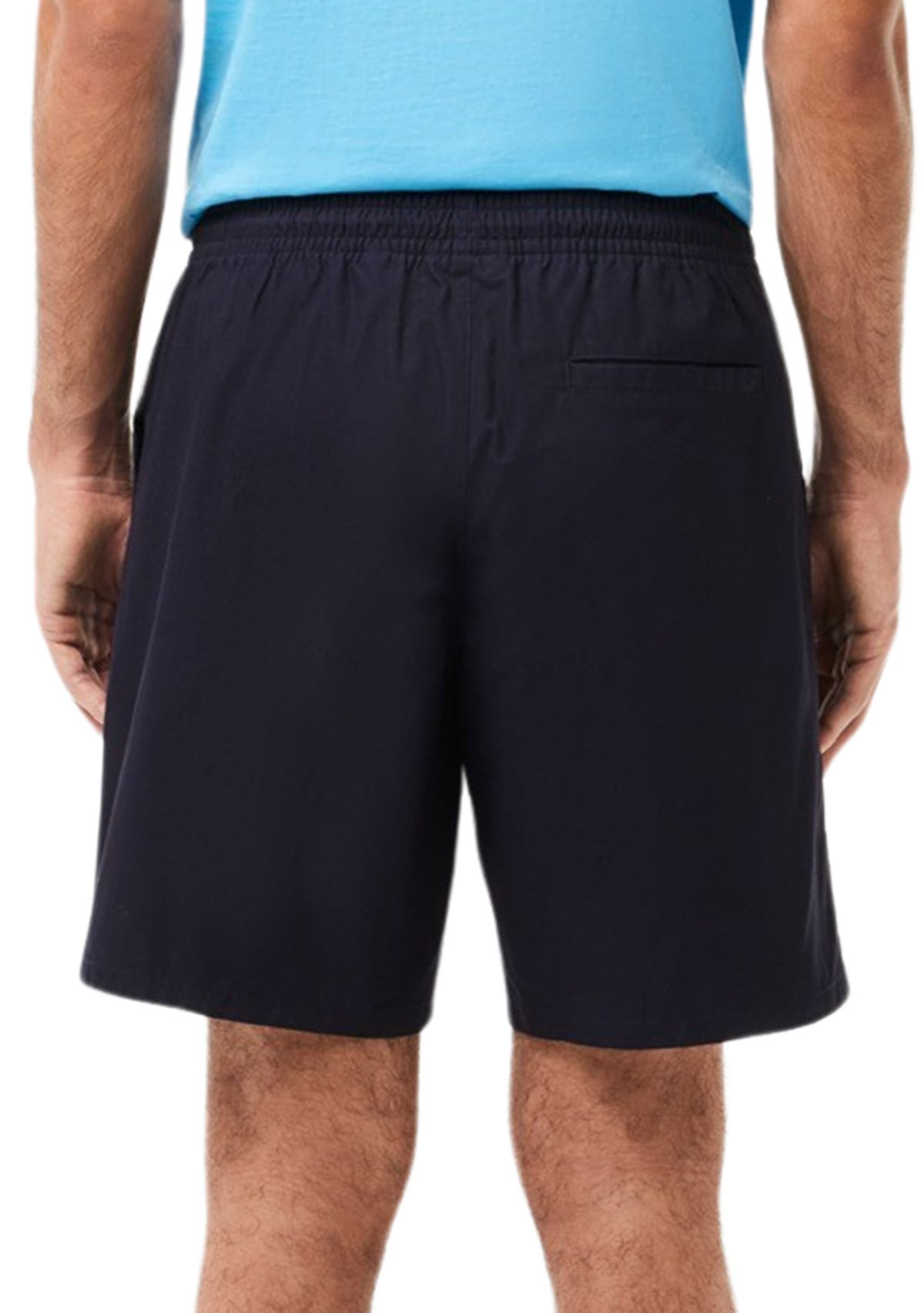 Relaxed Fit Cotton Poplin Elasticated Shorts