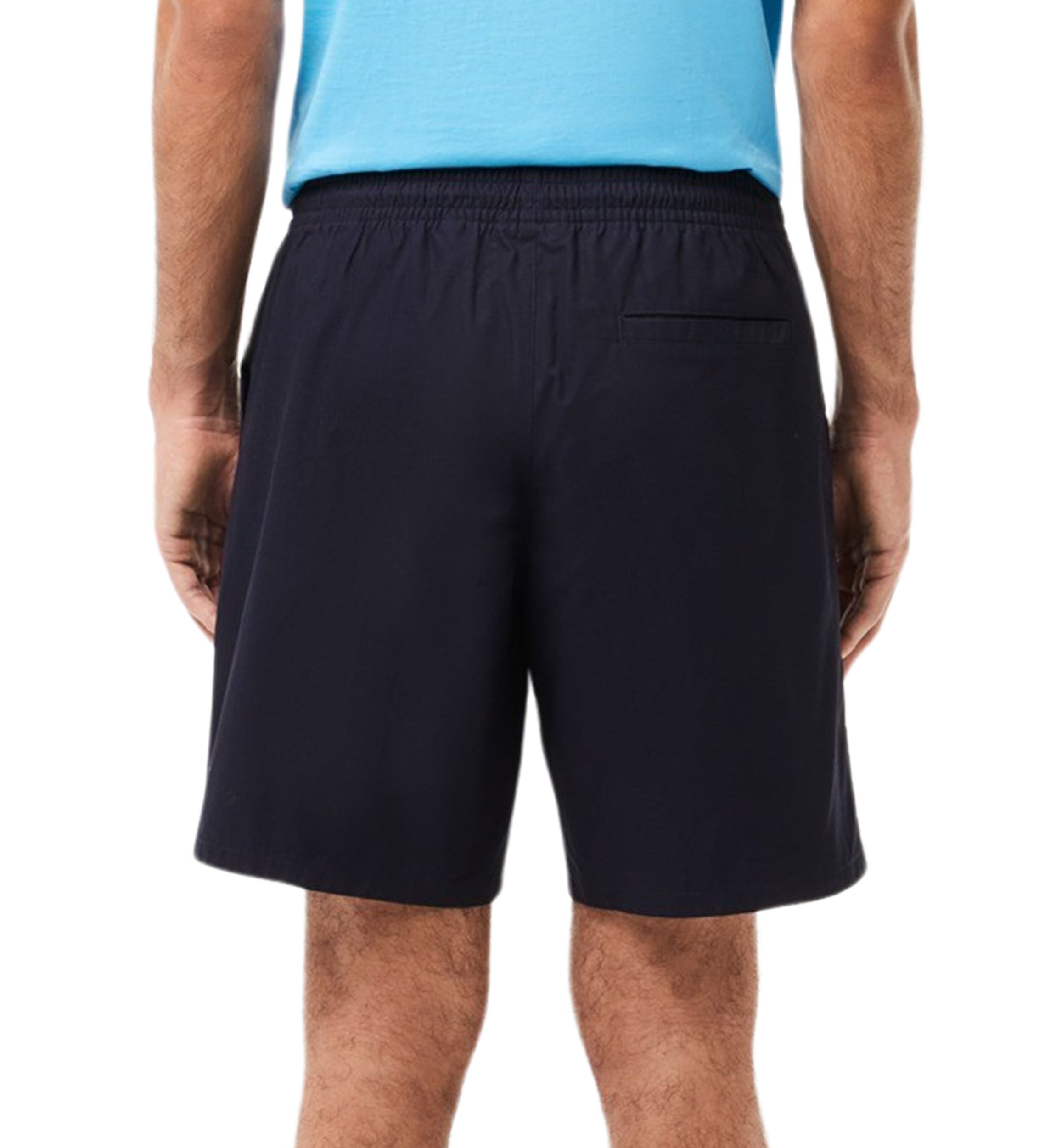 Relaxed Fit Cotton Poplin Elasticated Shorts