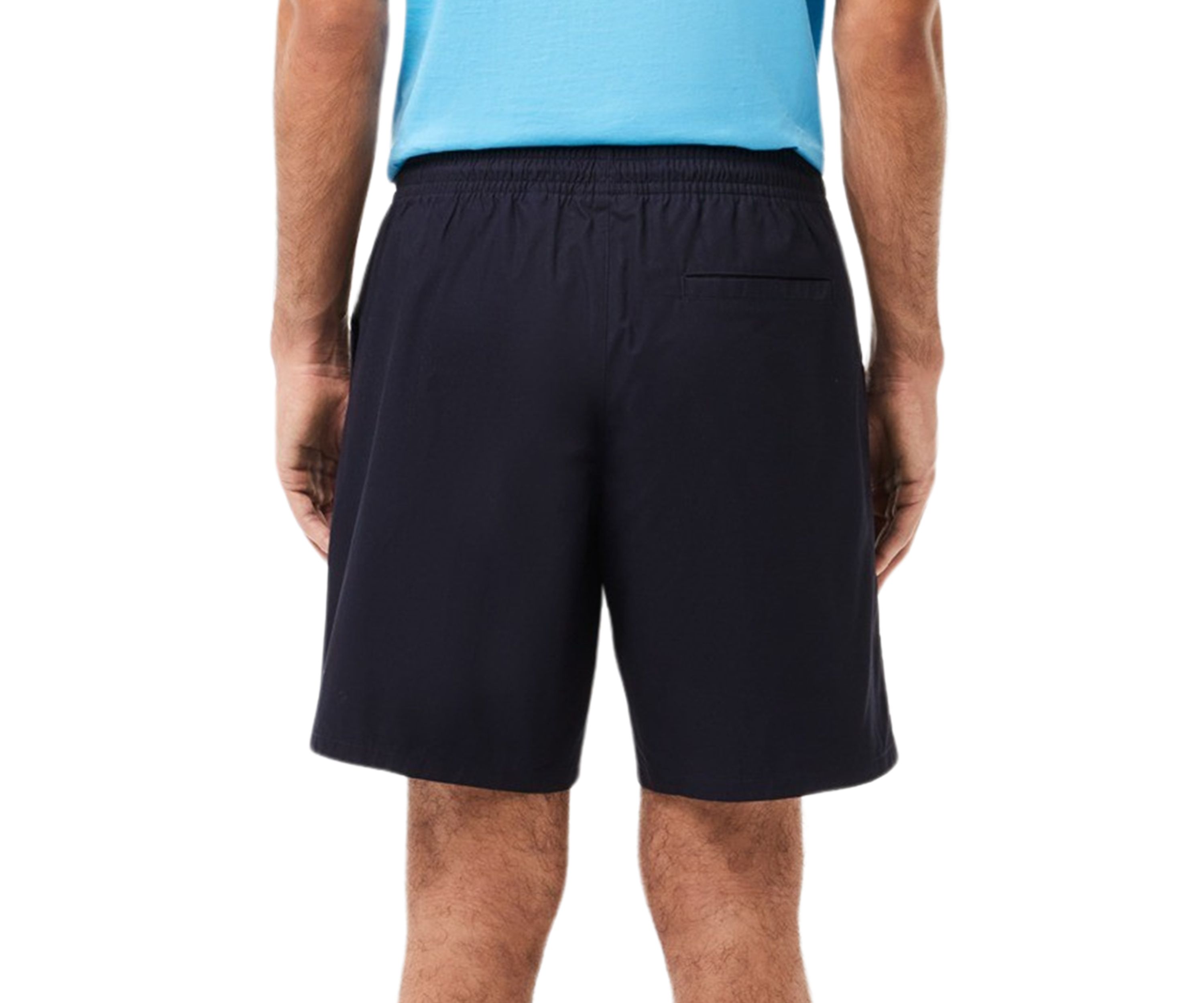 Relaxed Fit Cotton Poplin Elasticated Shorts