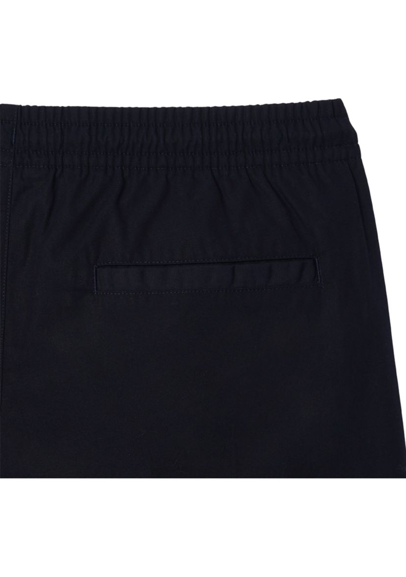 Relaxed Fit Cotton Poplin Elasticated Shorts