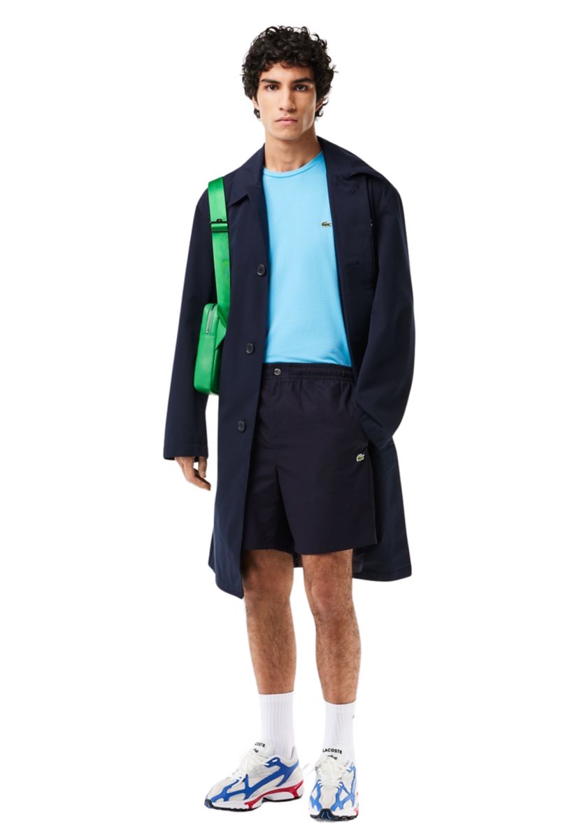 Relaxed Fit Cotton Poplin Elasticated Shorts