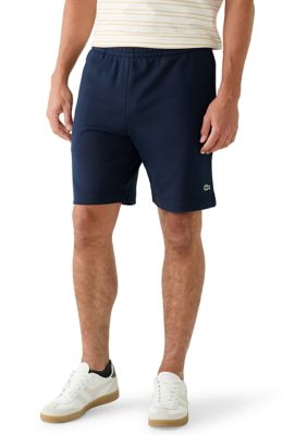 Lacoste Men's Elastic Waist Shorts, Navy Blue, Large