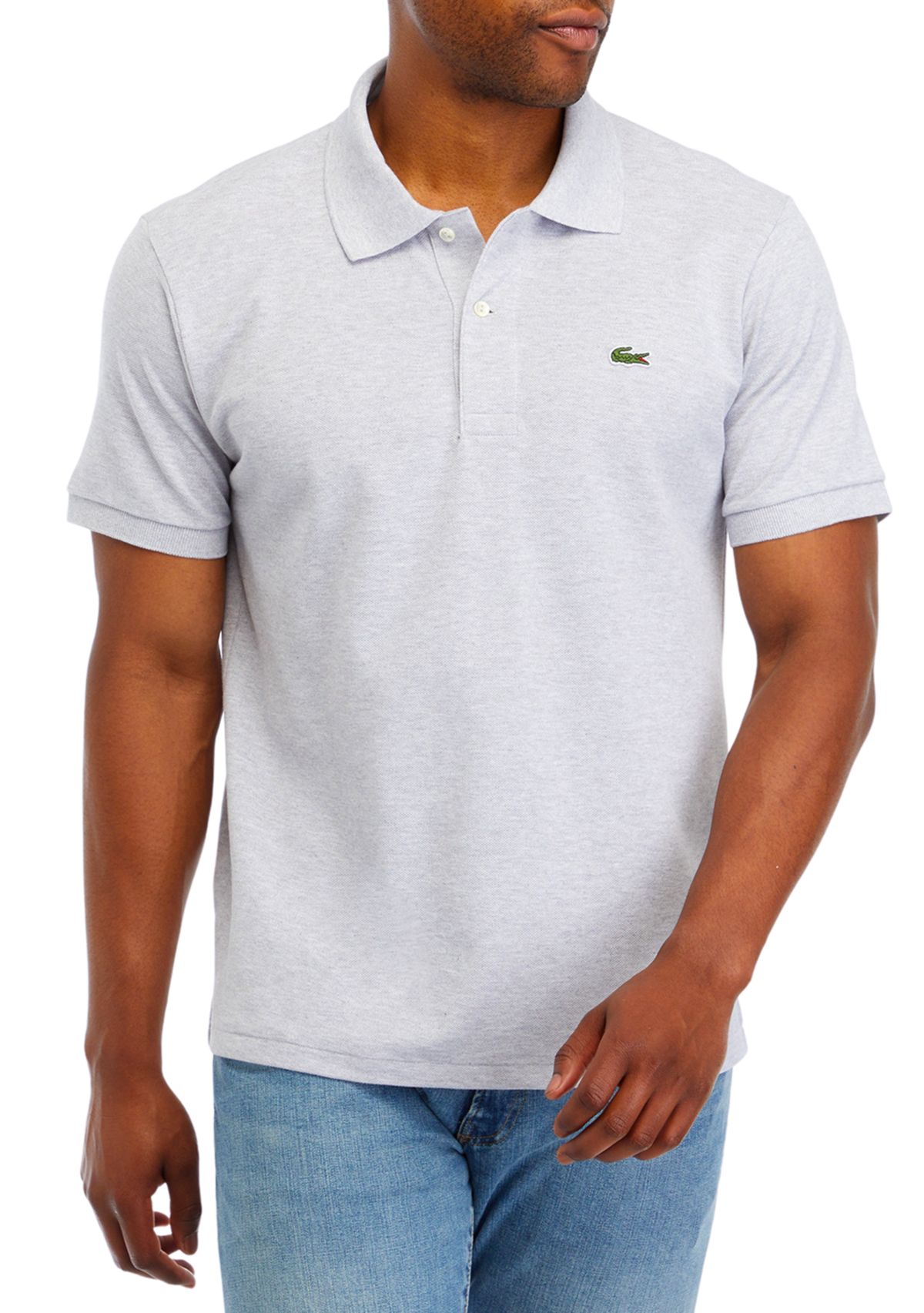 Mens Short Sleeve Classic Fit Pique Polo Shirt