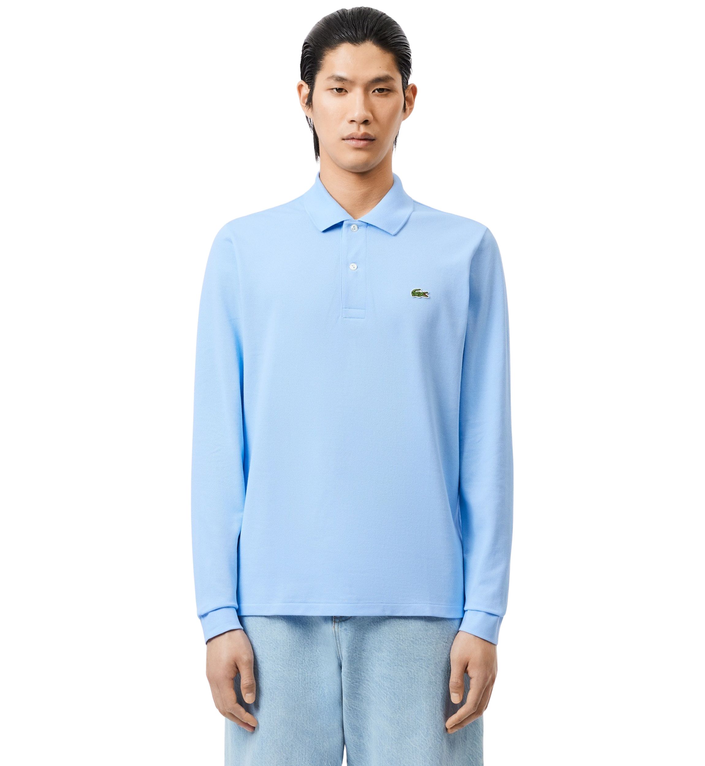 Mens Classic Fit Long Sleeve L.12.12 Polo Shirt