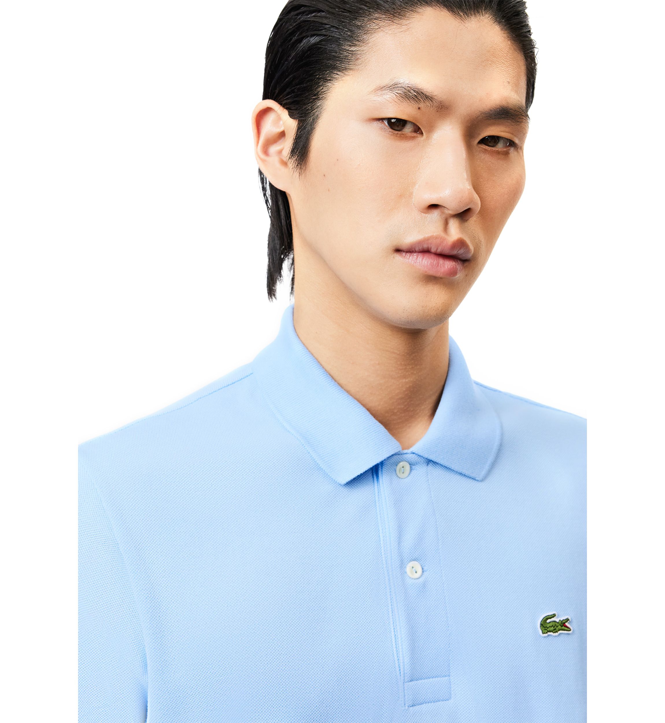 Mens Classic Fit Long Sleeve L.12.12 Polo Shirt