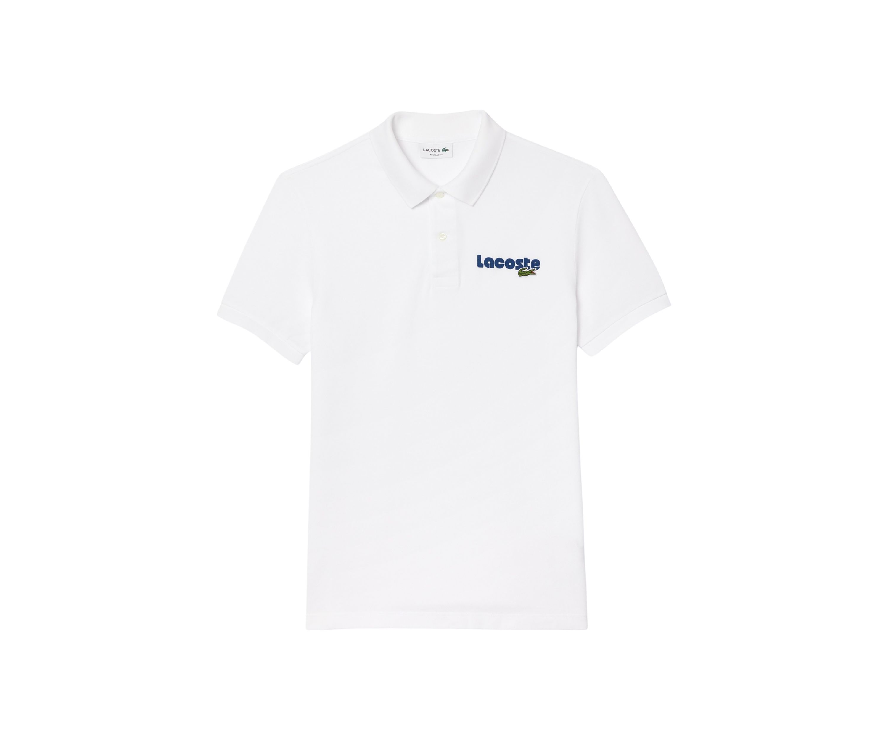 Mens Washed Effect Cotton Piqué Polo Shirt