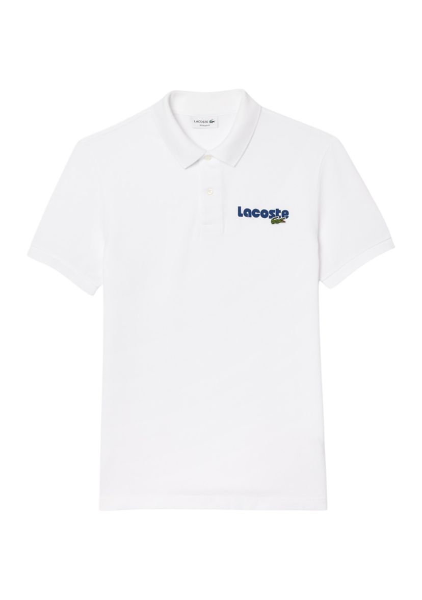 Mens Washed Effect Cotton Piqué Polo Shirt
