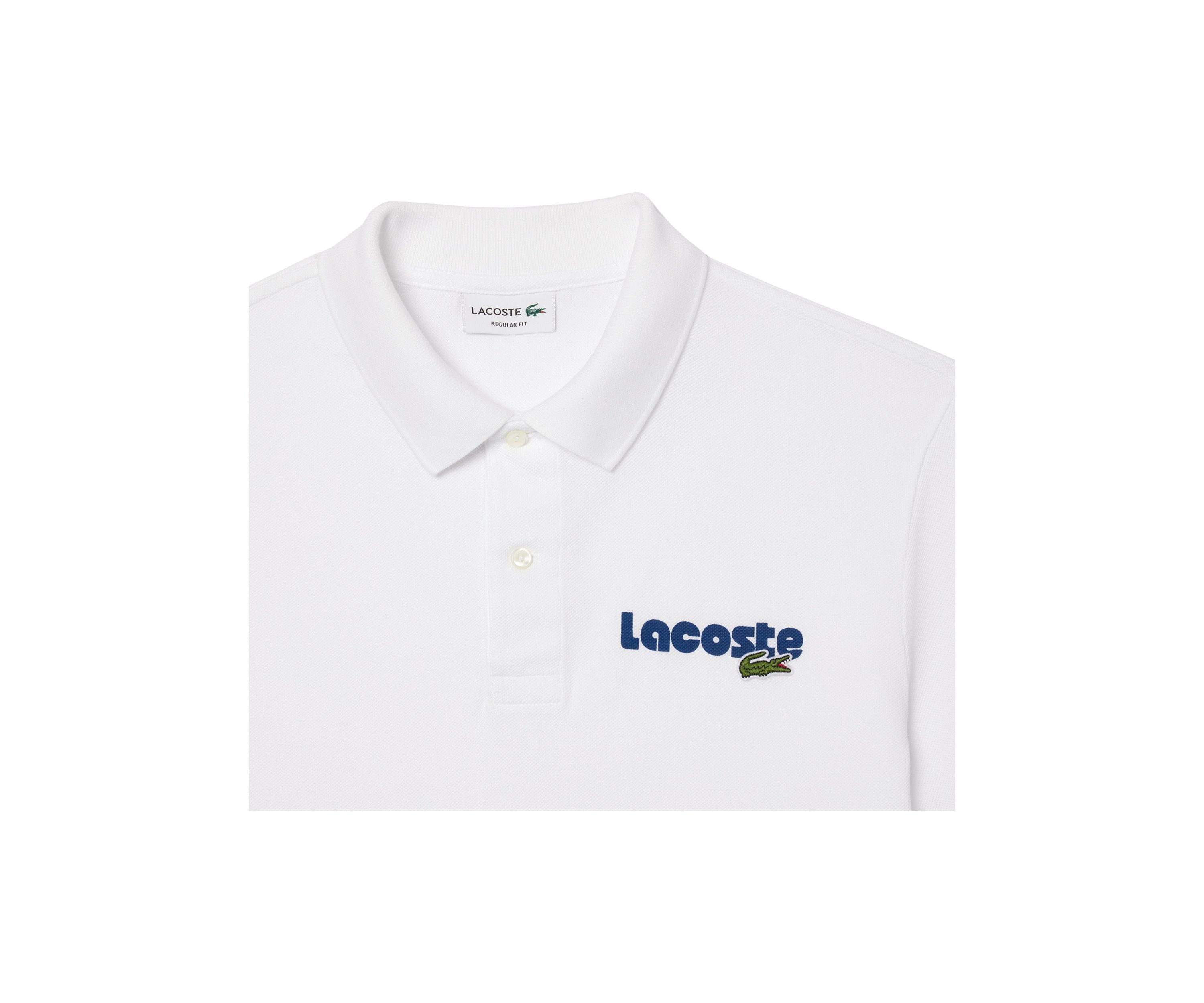 Mens Washed Effect Cotton Piqué Polo Shirt