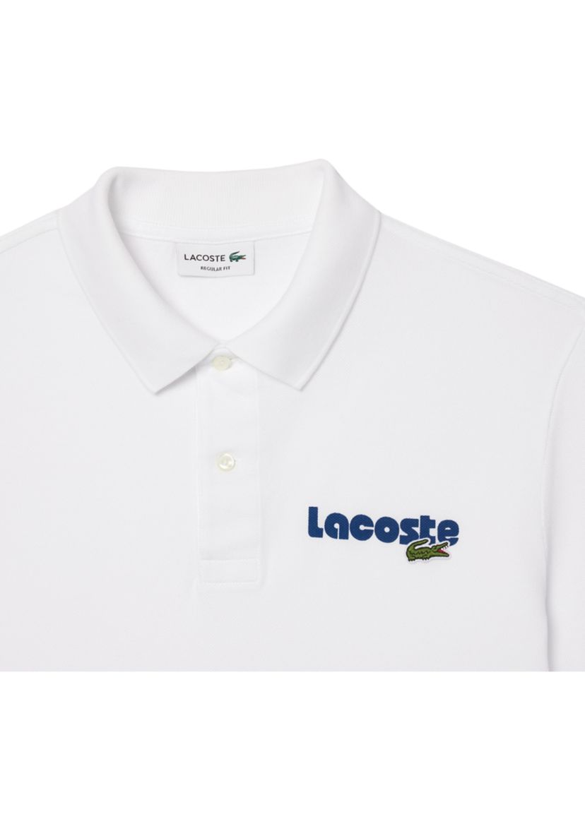 Mens Washed Effect Cotton Piqué Polo Shirt