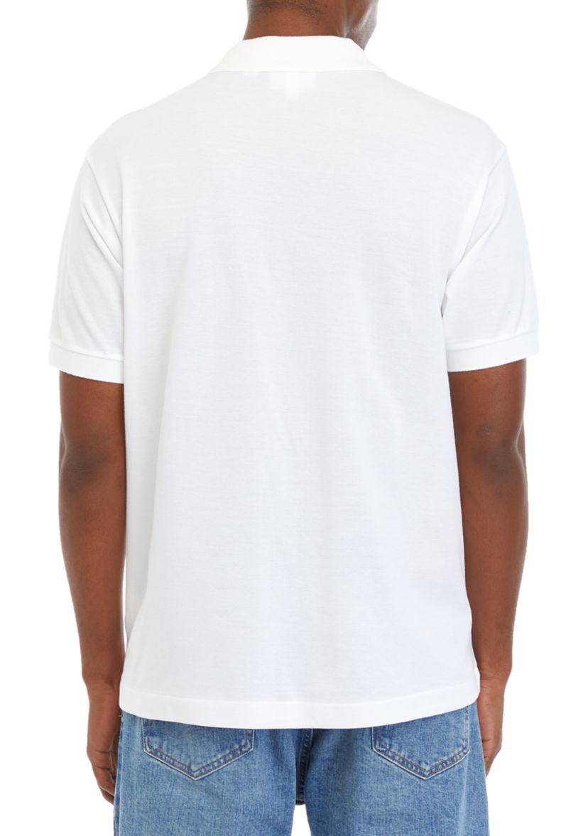Mens Embroidered Slogan Polo Shirt