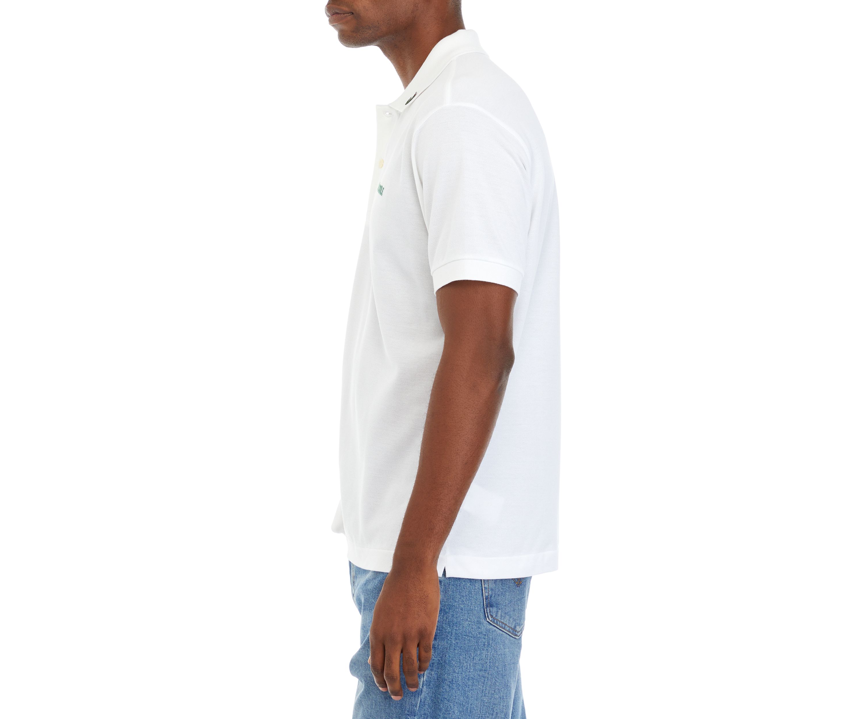 Mens Embroidered Slogan Polo Shirt