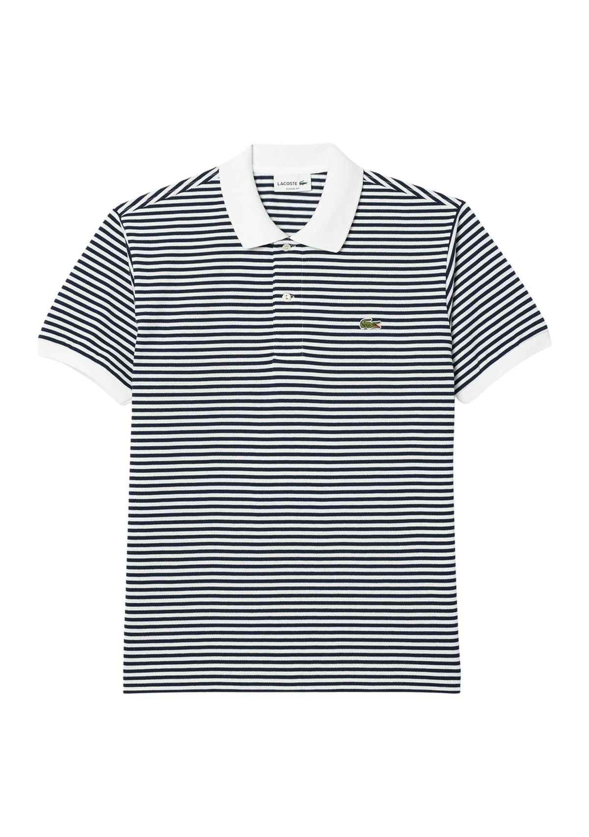 Original L1212 Striped Cotton Polo Shirt
