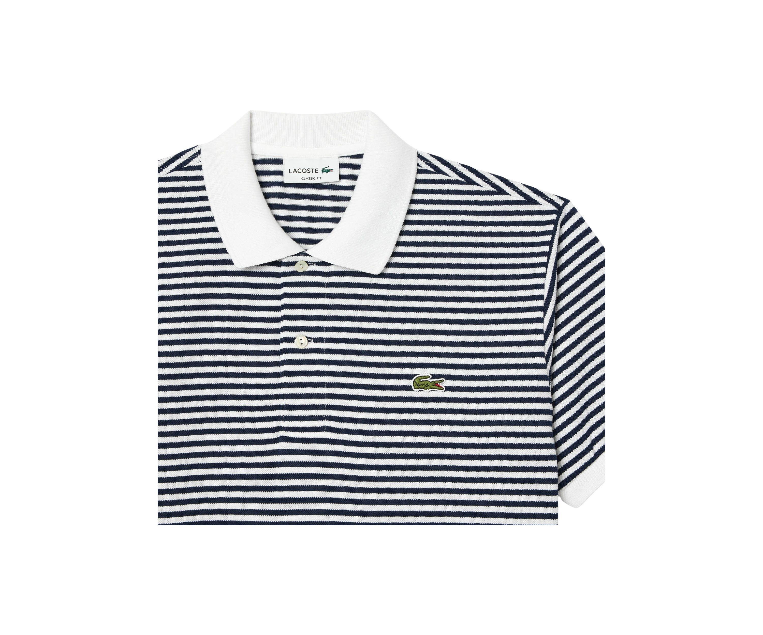 Original L1212 Striped Cotton Polo Shirt