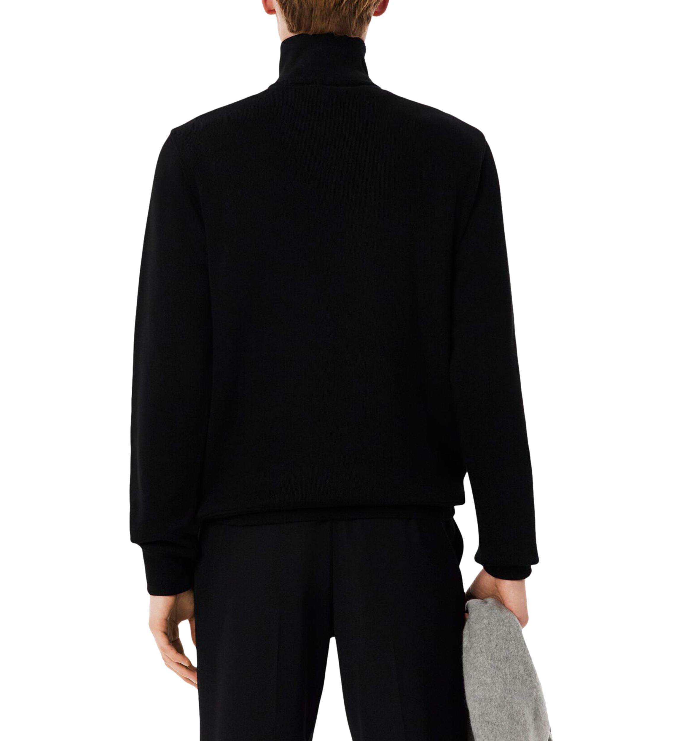 Mens Zip-Up High-Neck Sweatshirt