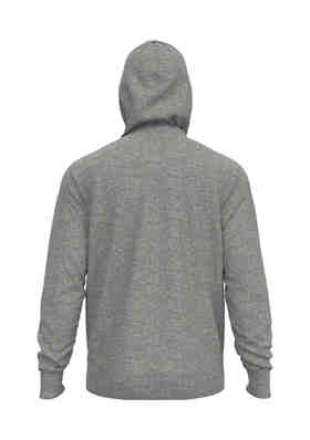 Tommy Hilfiger Men's Grey Heather James Logo Fleece Full Zip Jacket 